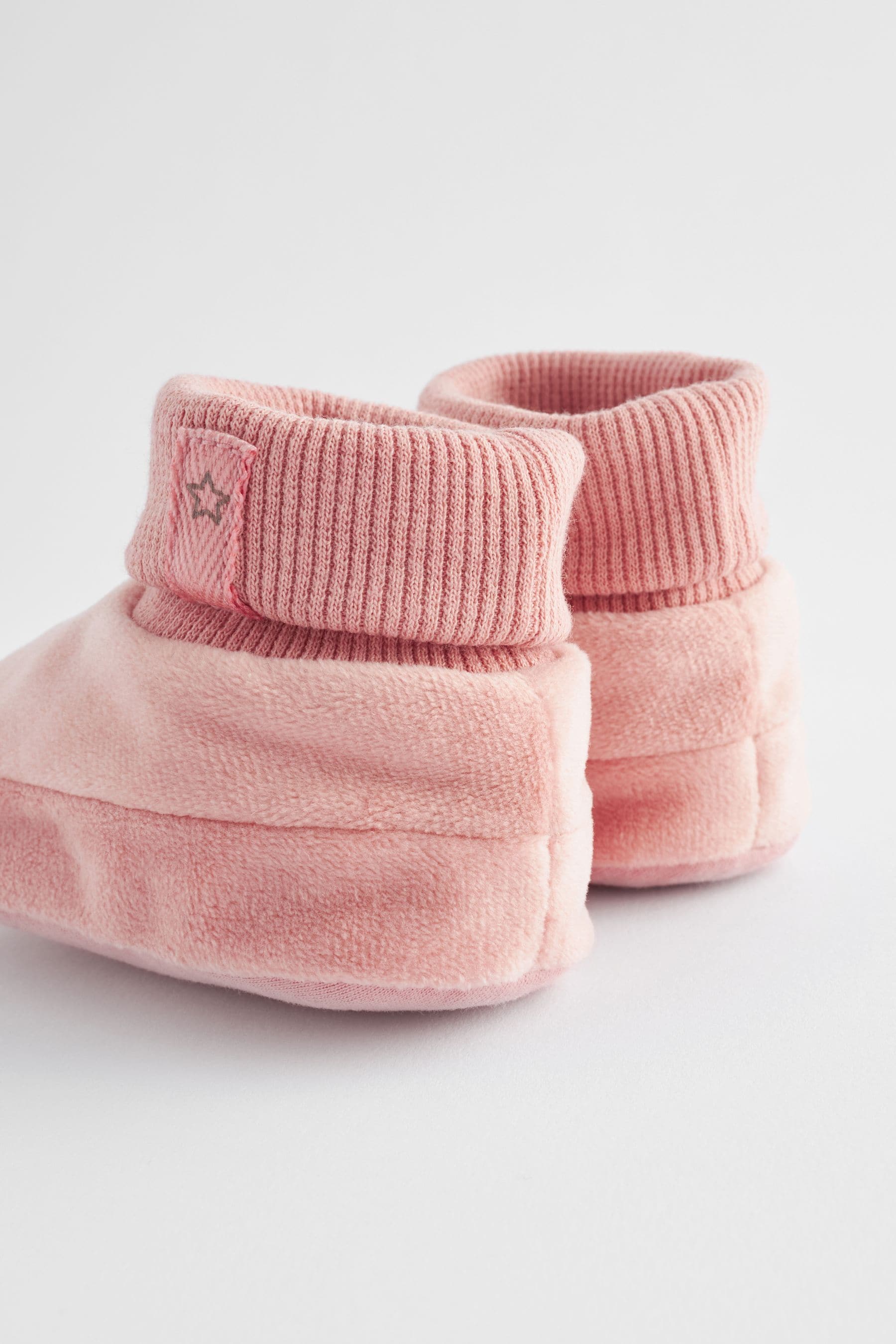 Pink Baby Bootie Shoes (0-18mths)