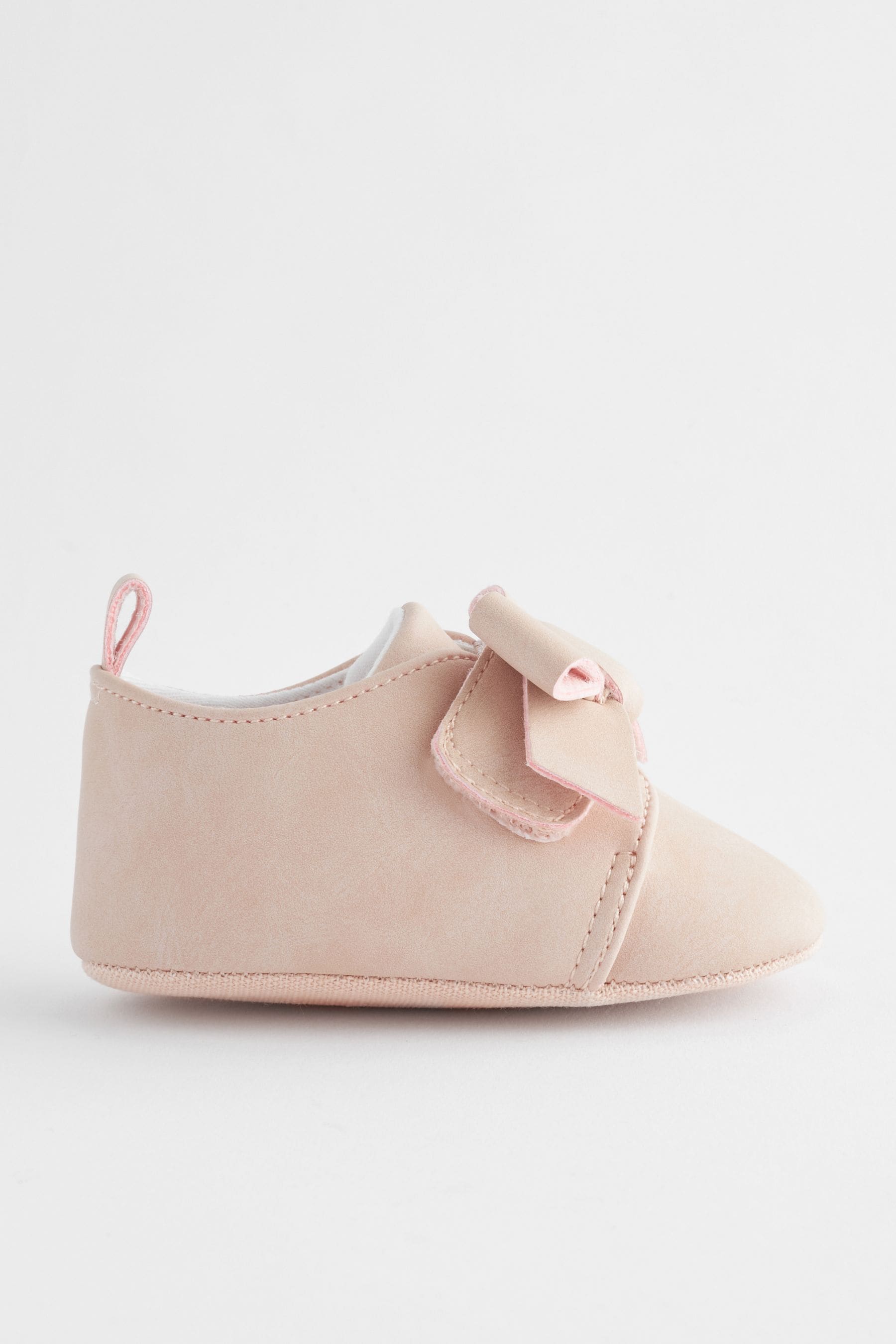 Pink Bow Baby Trainers (0-24mths)