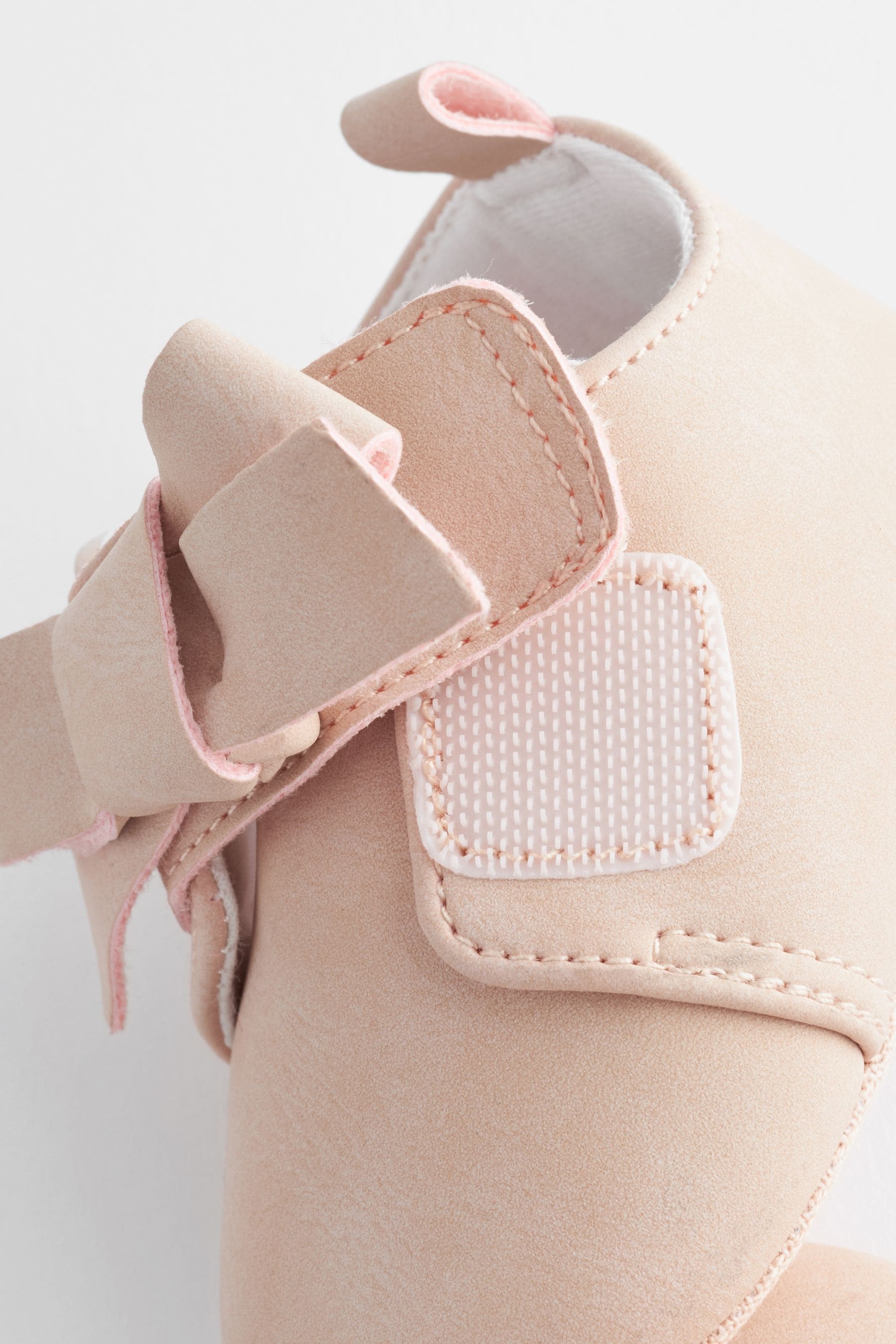 Pink Bow Baby Trainers (0-24mths)