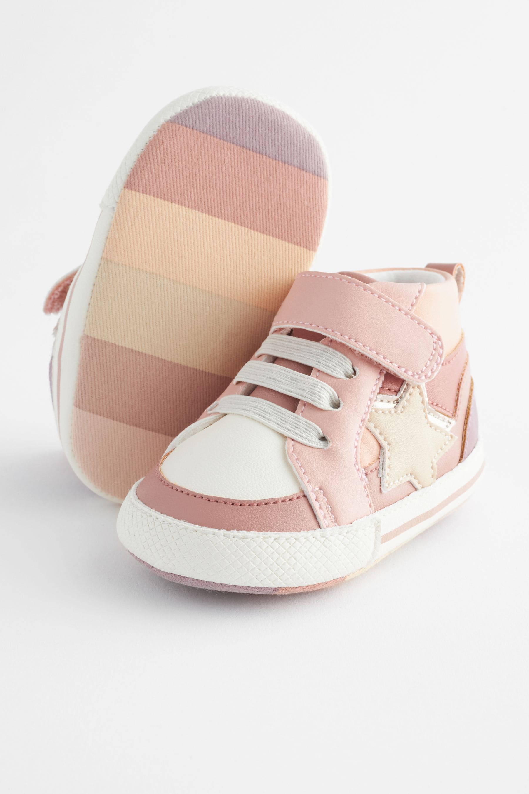 Pink Baby Trainers (0-24mths)