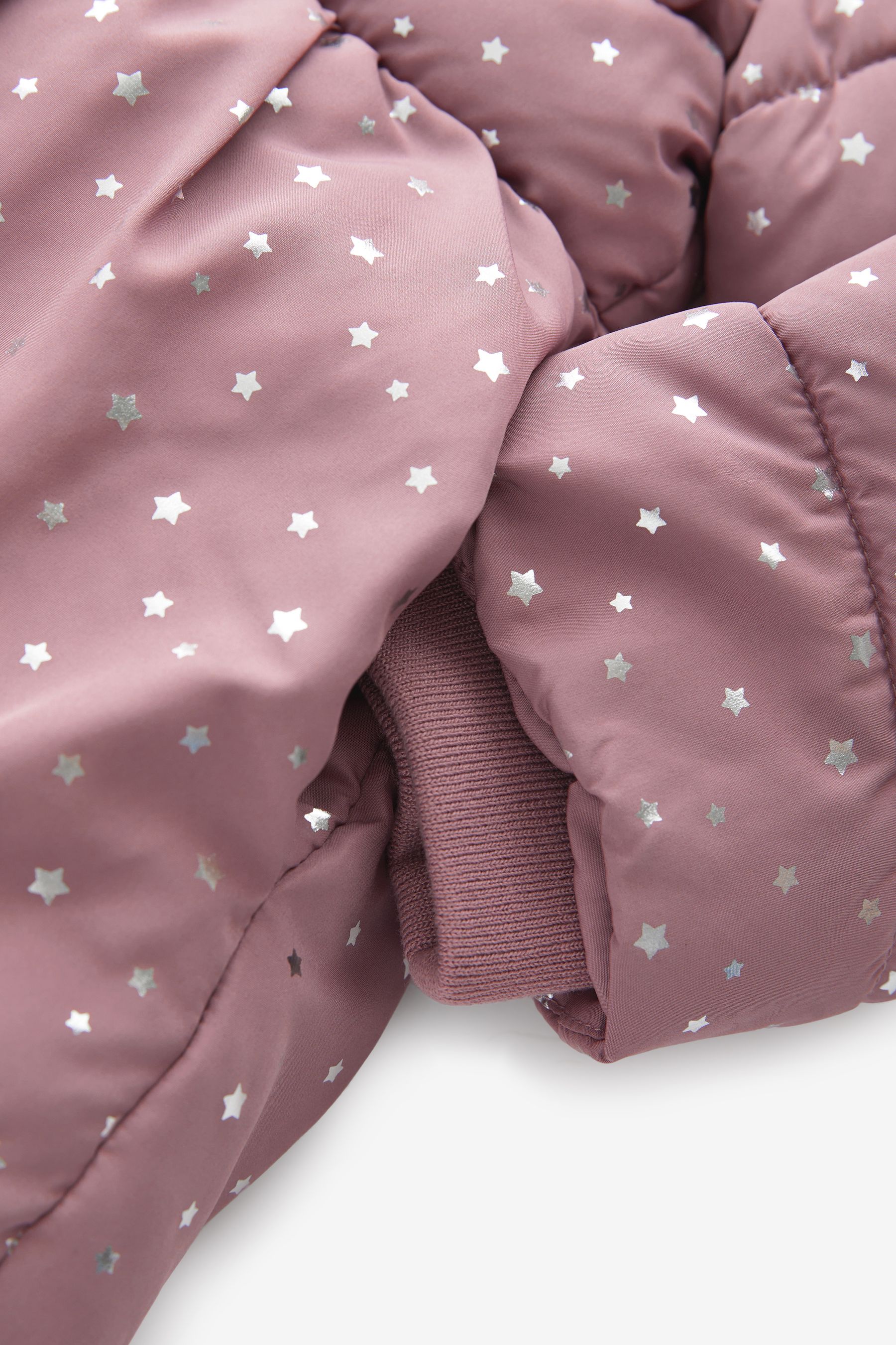 Pink Shower Resistant Foil Skirted Coat (3mths-7yrs)