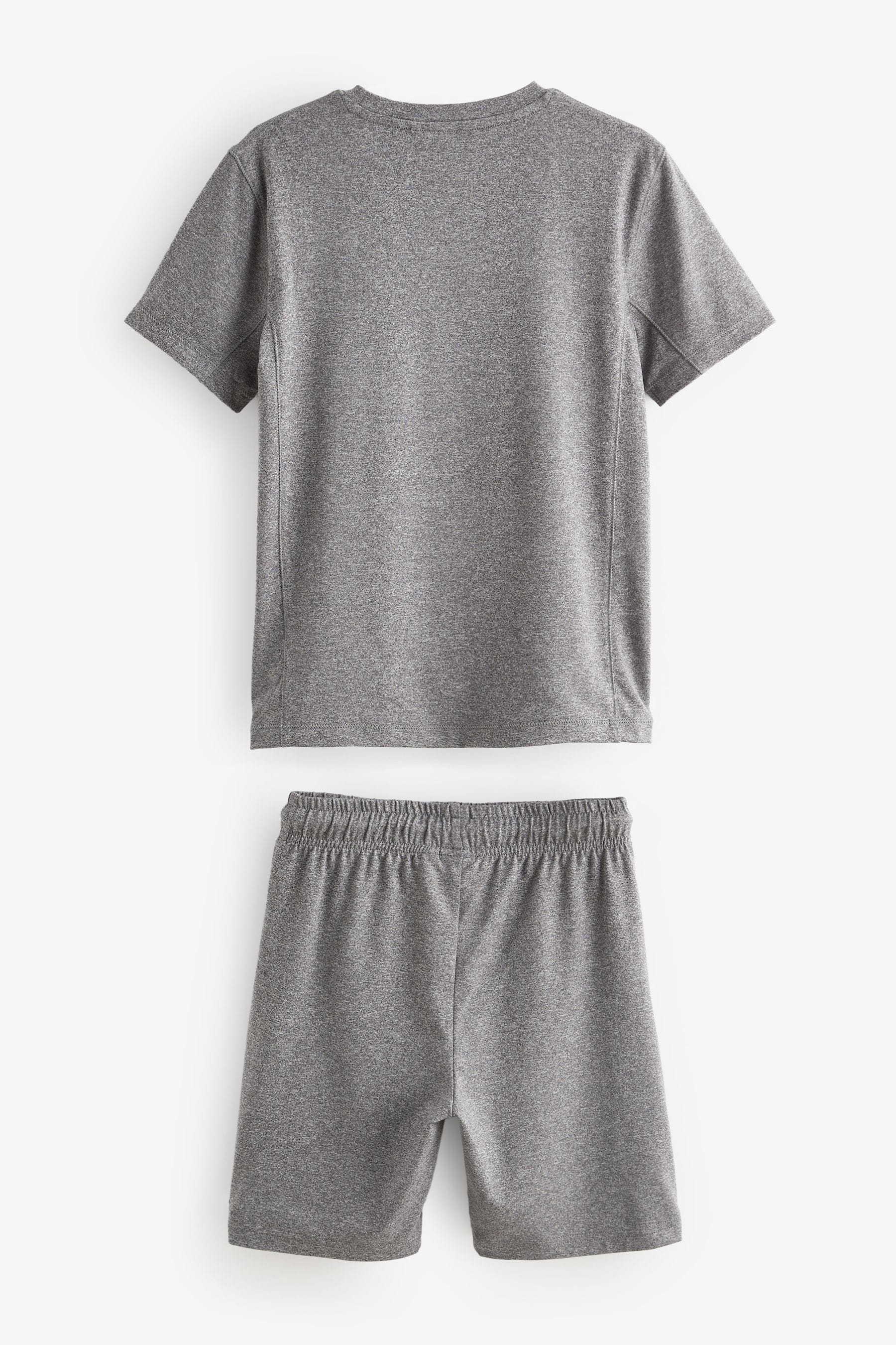 Grey Sports T-Shirt and Shorts Set (3-16yrs)