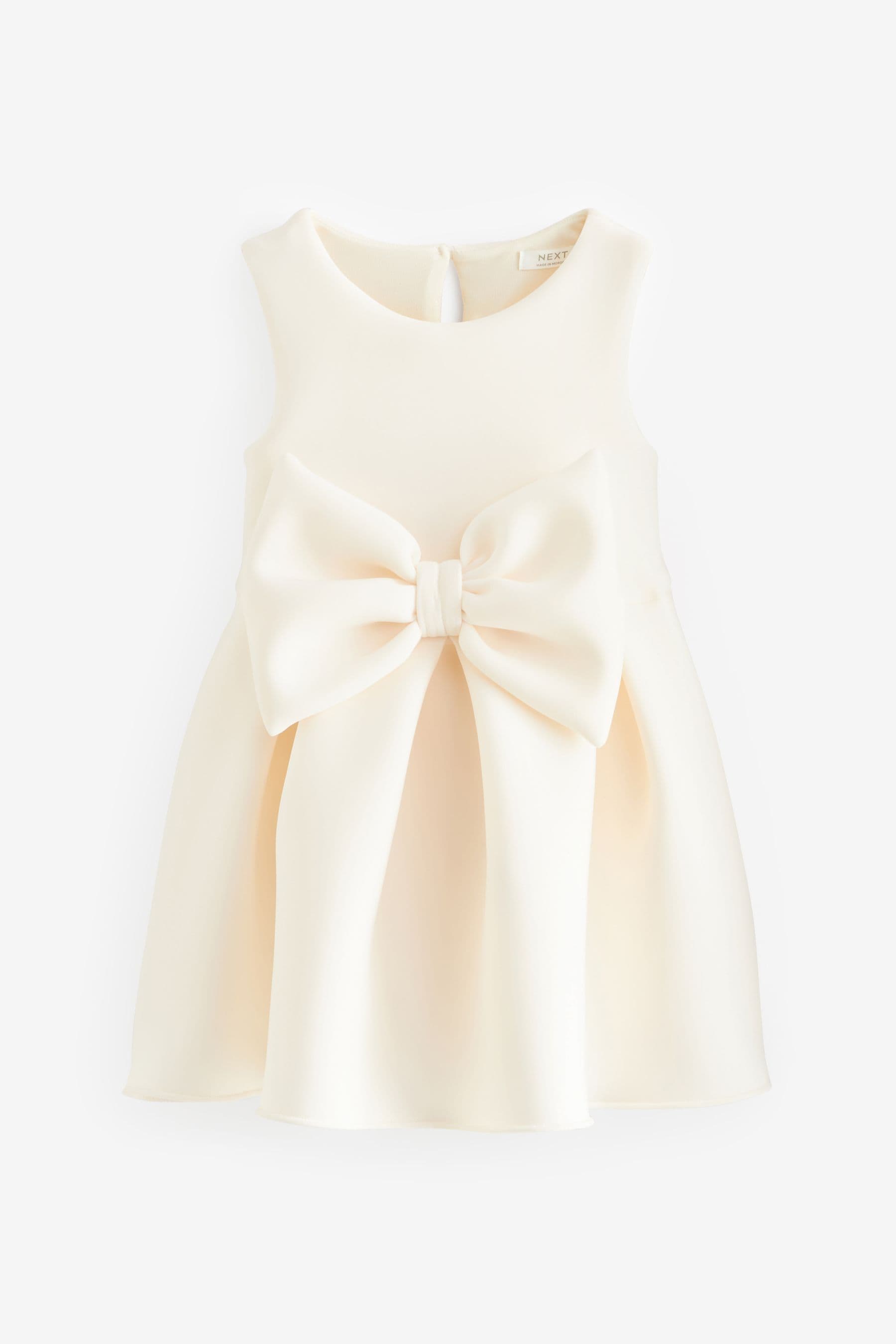 White Bow Party Dress (3mths-7yrs)