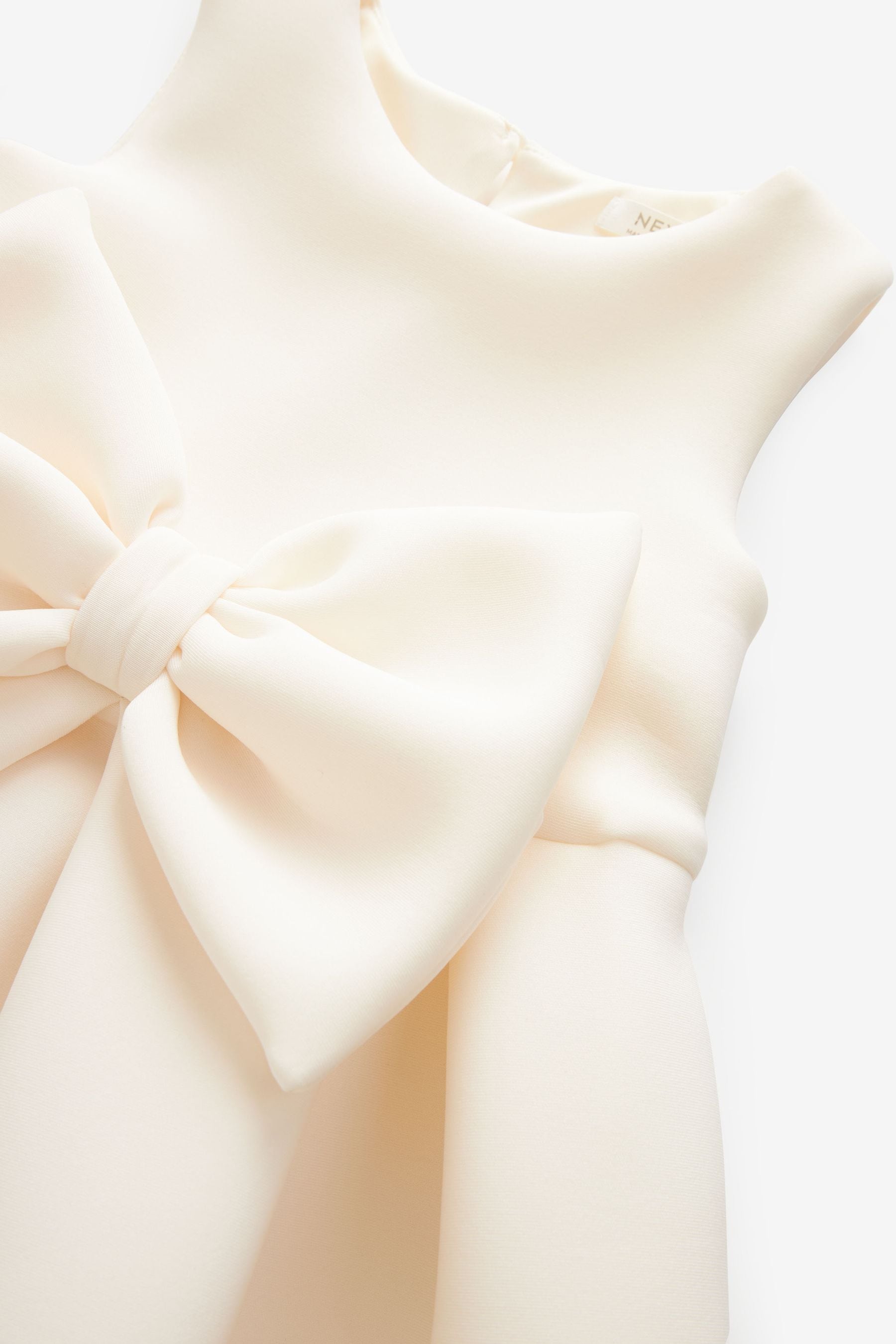 White Bow Party Dress (3mths-7yrs)