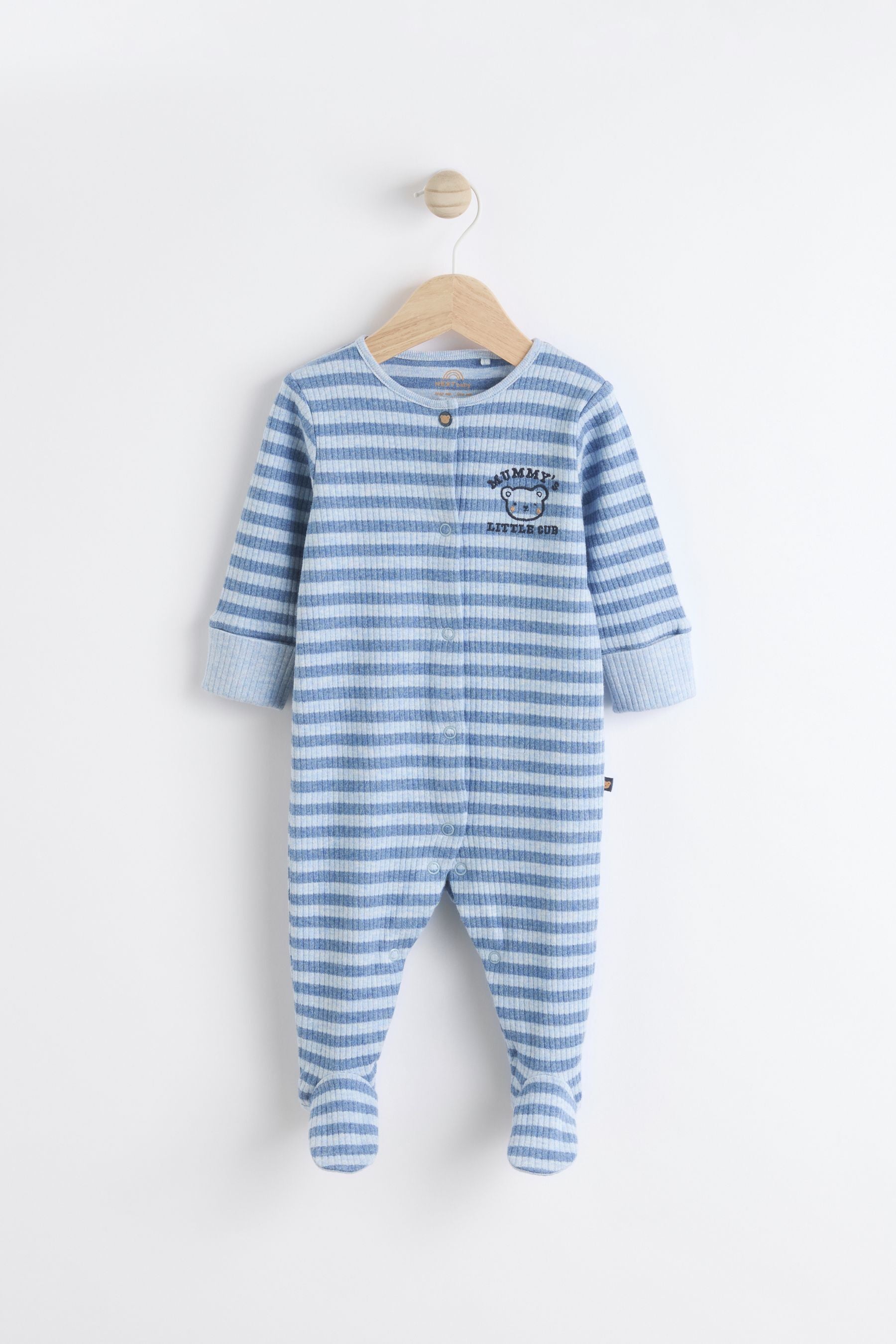 Blue Mummy Family Baby Sleepsuit (0-2yrs)