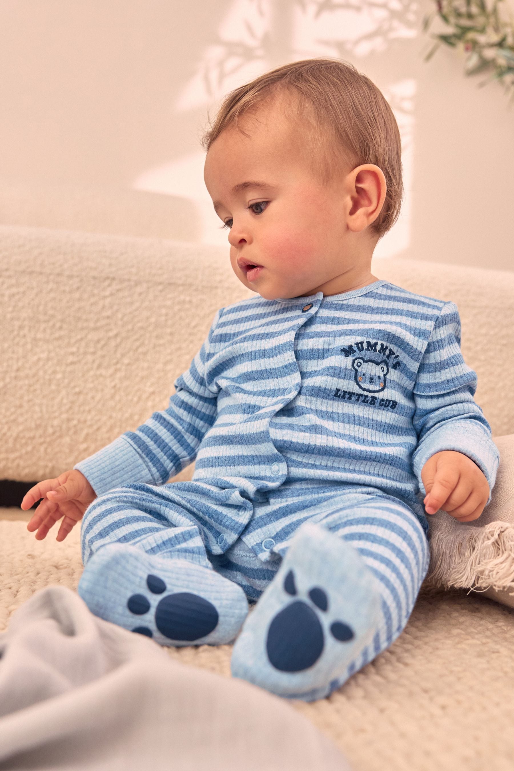 Blue Mummy Baby Family Sleepsuit (0-2yrs)