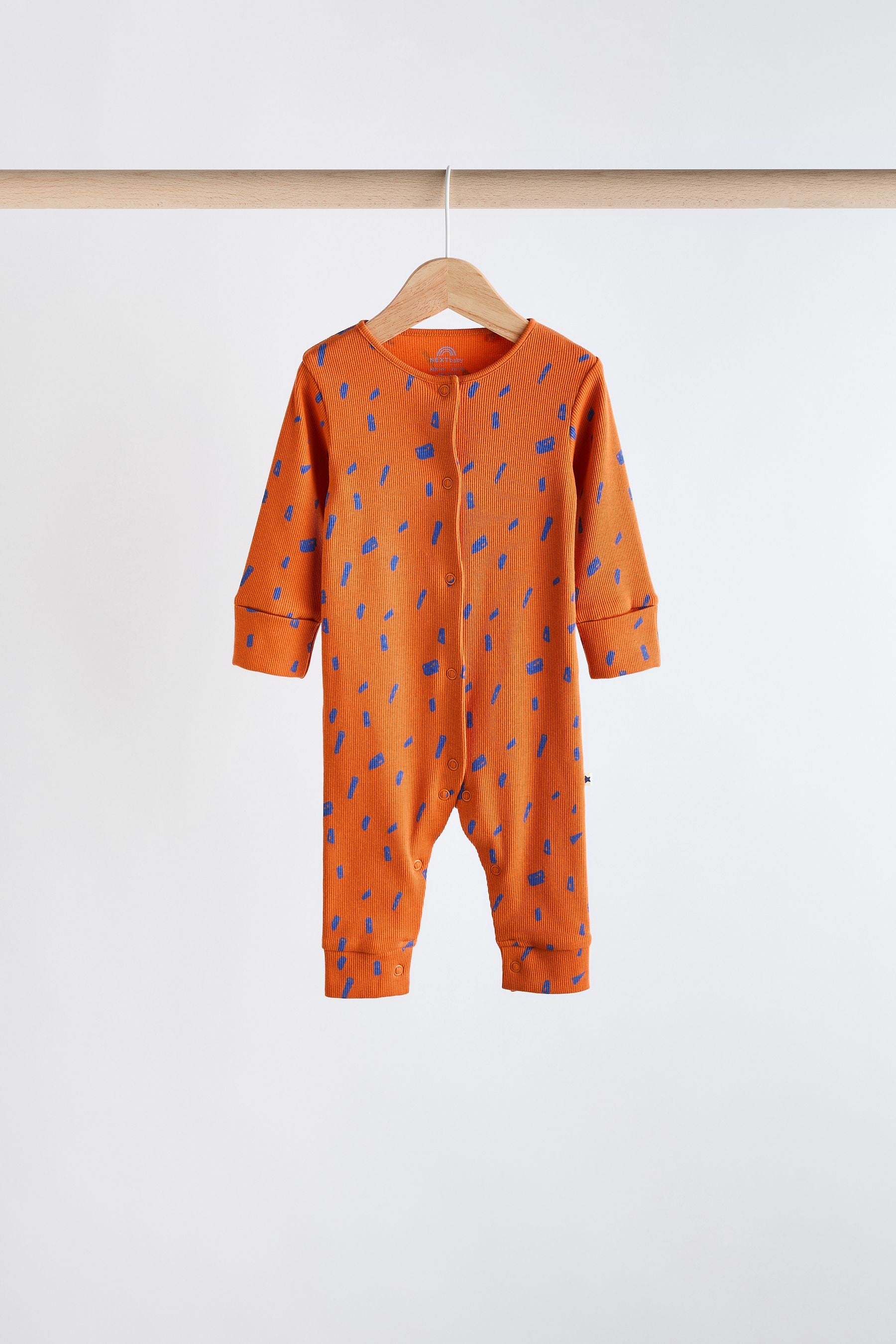 Multi Baby 100% Cotton Sleepsuits 5 Pack (0mths-3yrs)