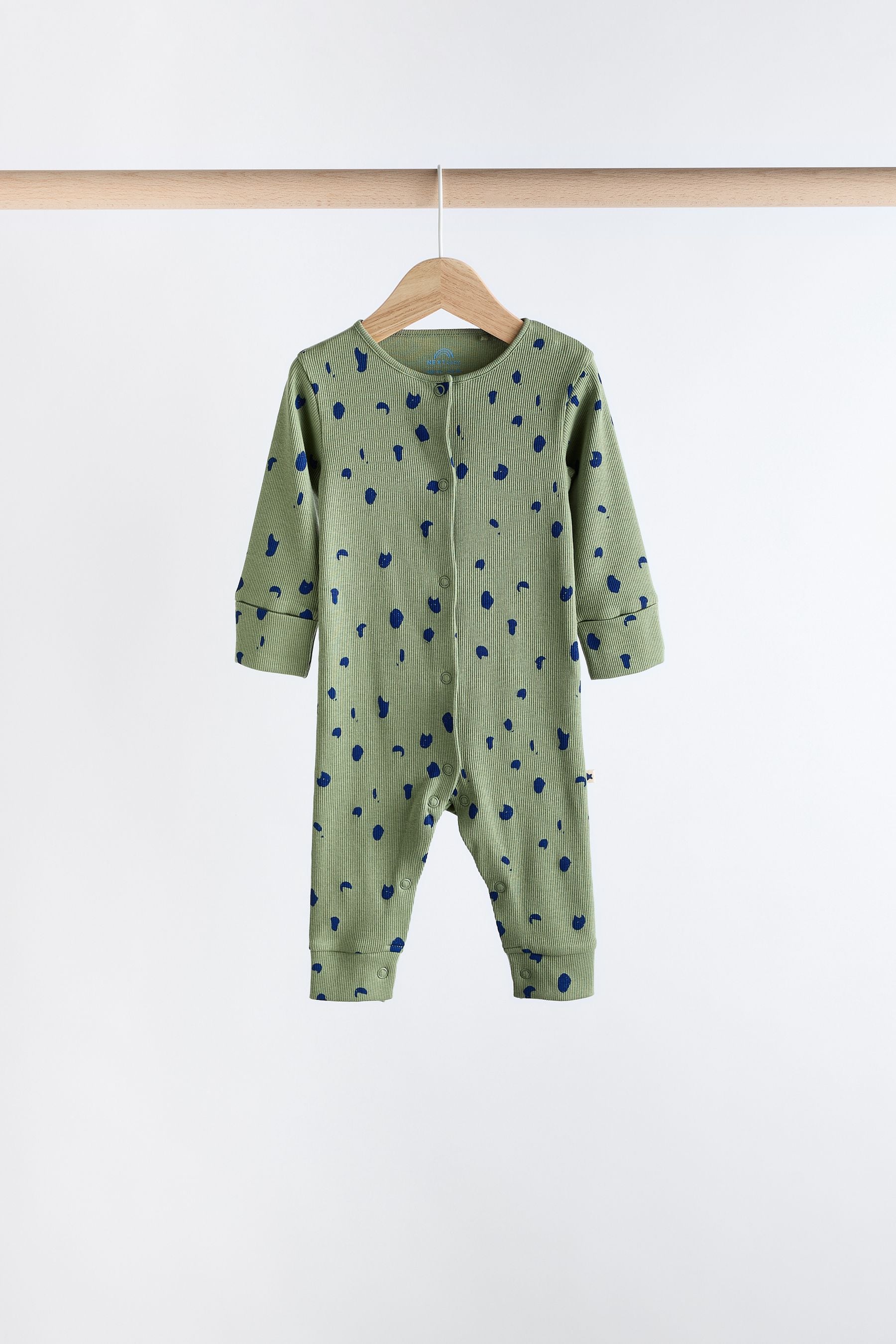 Multi Baby 100% Cotton Sleepsuits 5 Pack (0mths-3yrs)