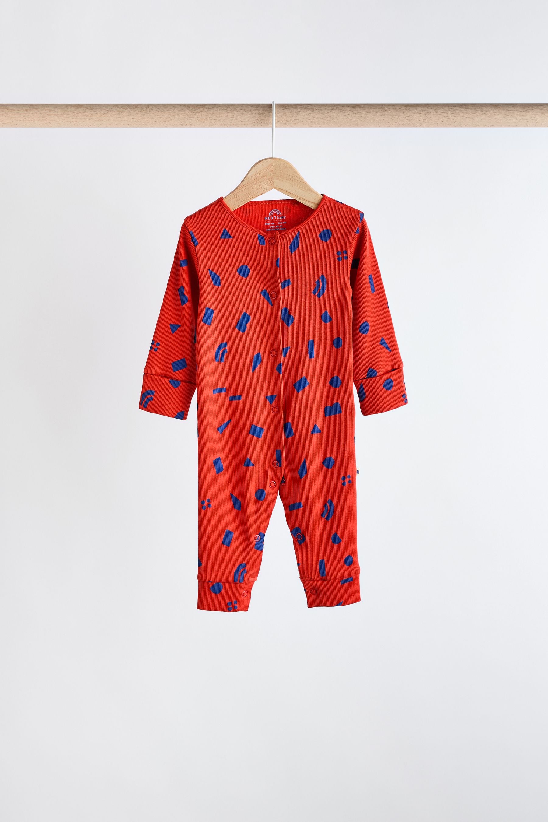 Multi Baby 100% Cotton Sleepsuits 5 Pack (0mths-3yrs)