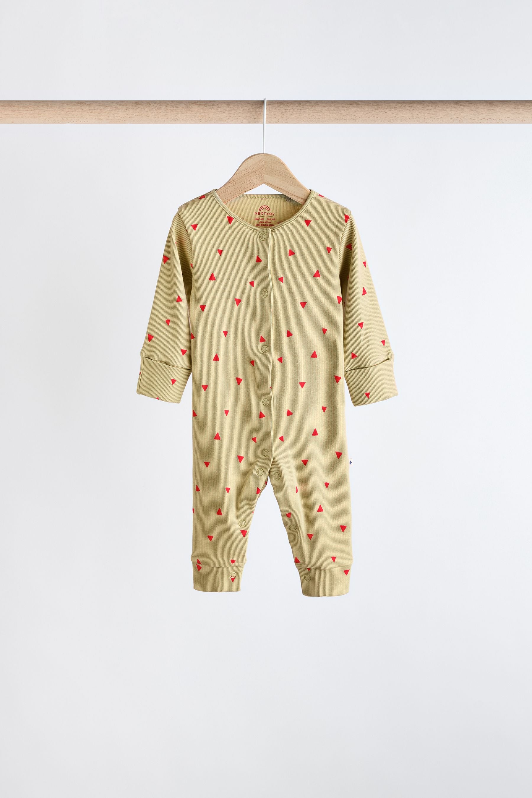 Multi Baby 100% Cotton Sleepsuits 5 Pack (0mths-3yrs)