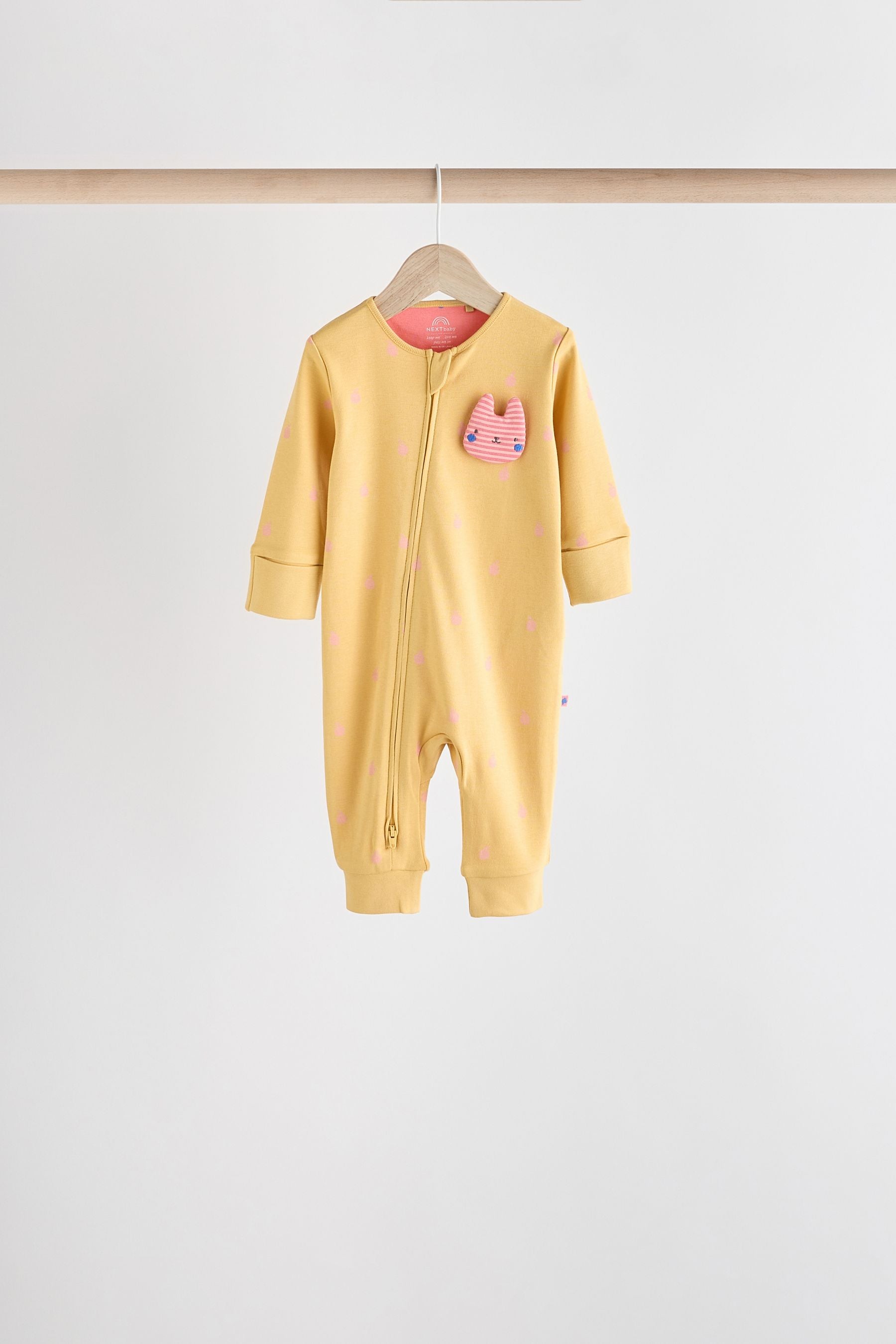 Multi Baby Footless Two Way Zipped Sleepsuits 5 Pack (0mths-3yrs)