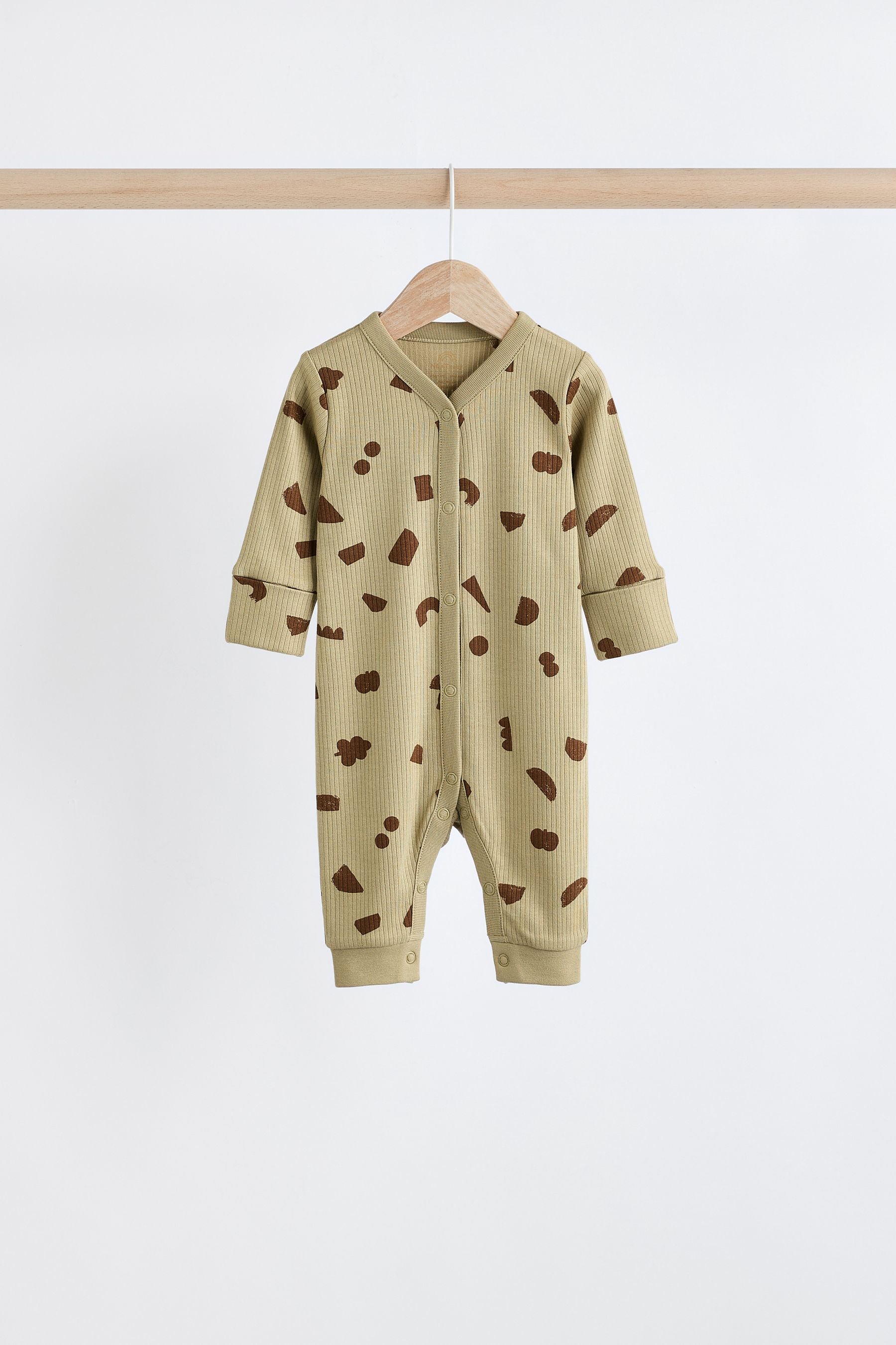 Neutral Baby Sleepsuits 5 Pack (0mths-3yrs)