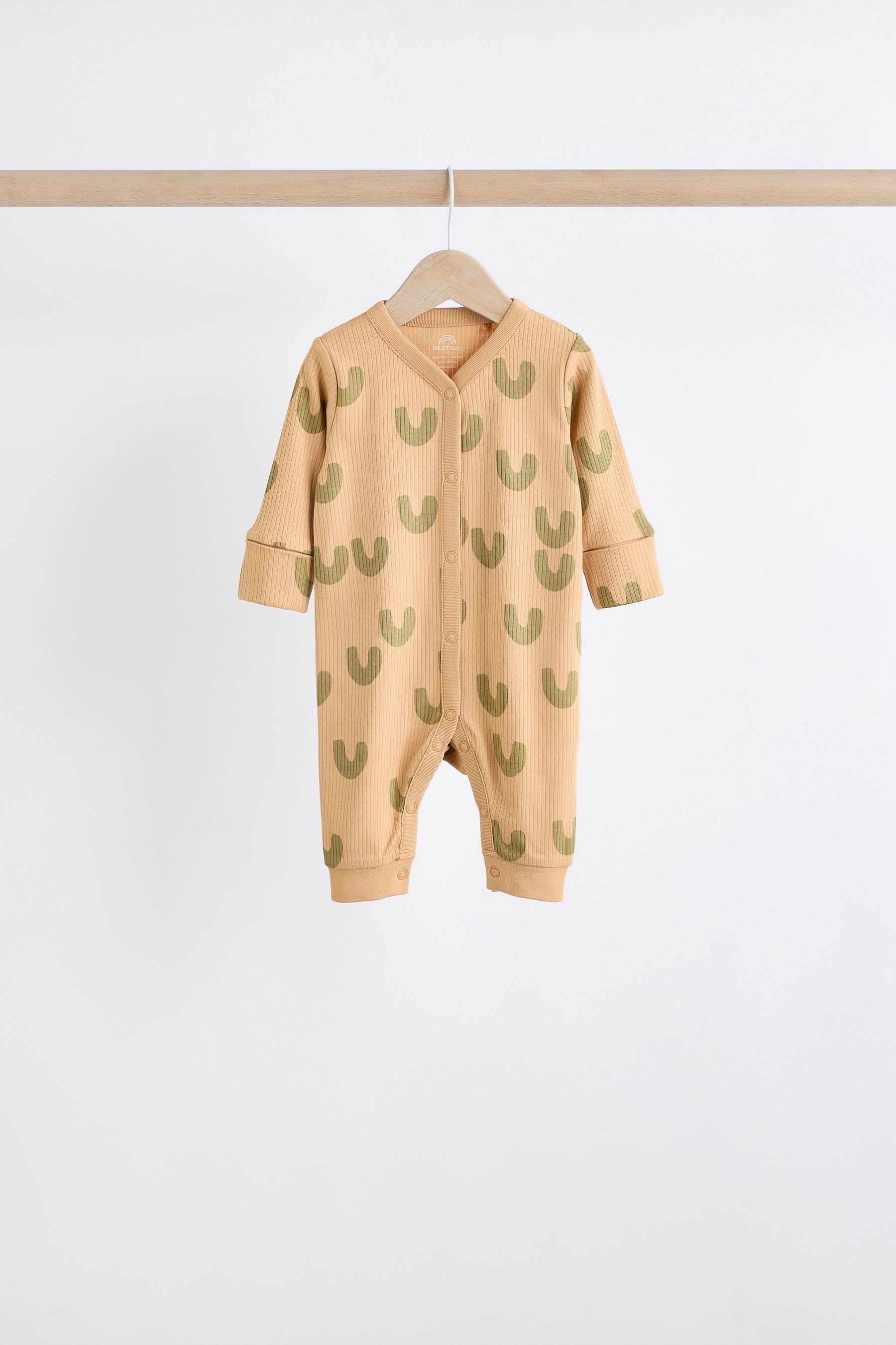 Neutral Baby Sleepsuits 5 Pack (0mths-3yrs)