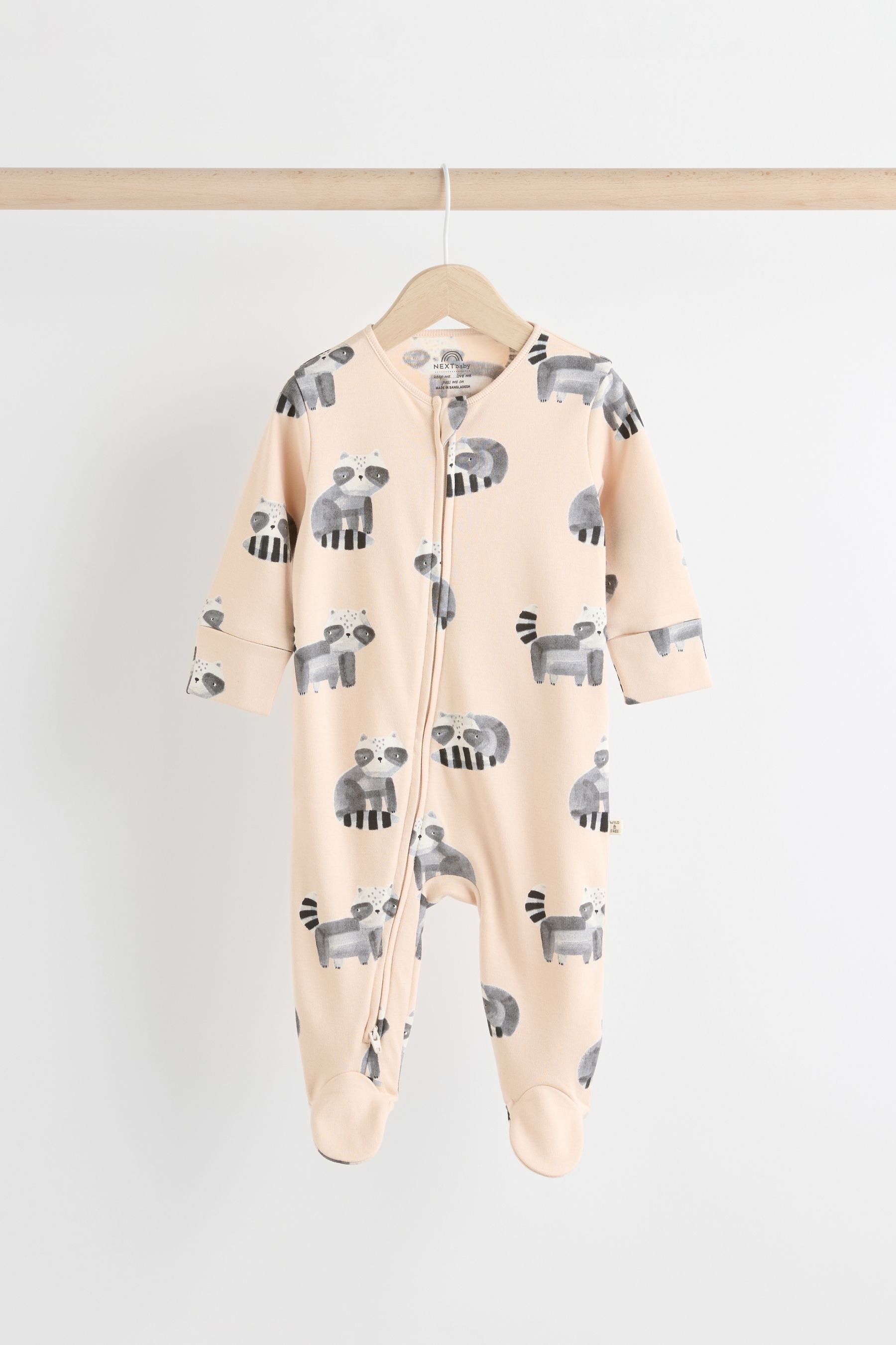 Neutral Baby Sleepsuits 3 Pack (0mths-2yrs)