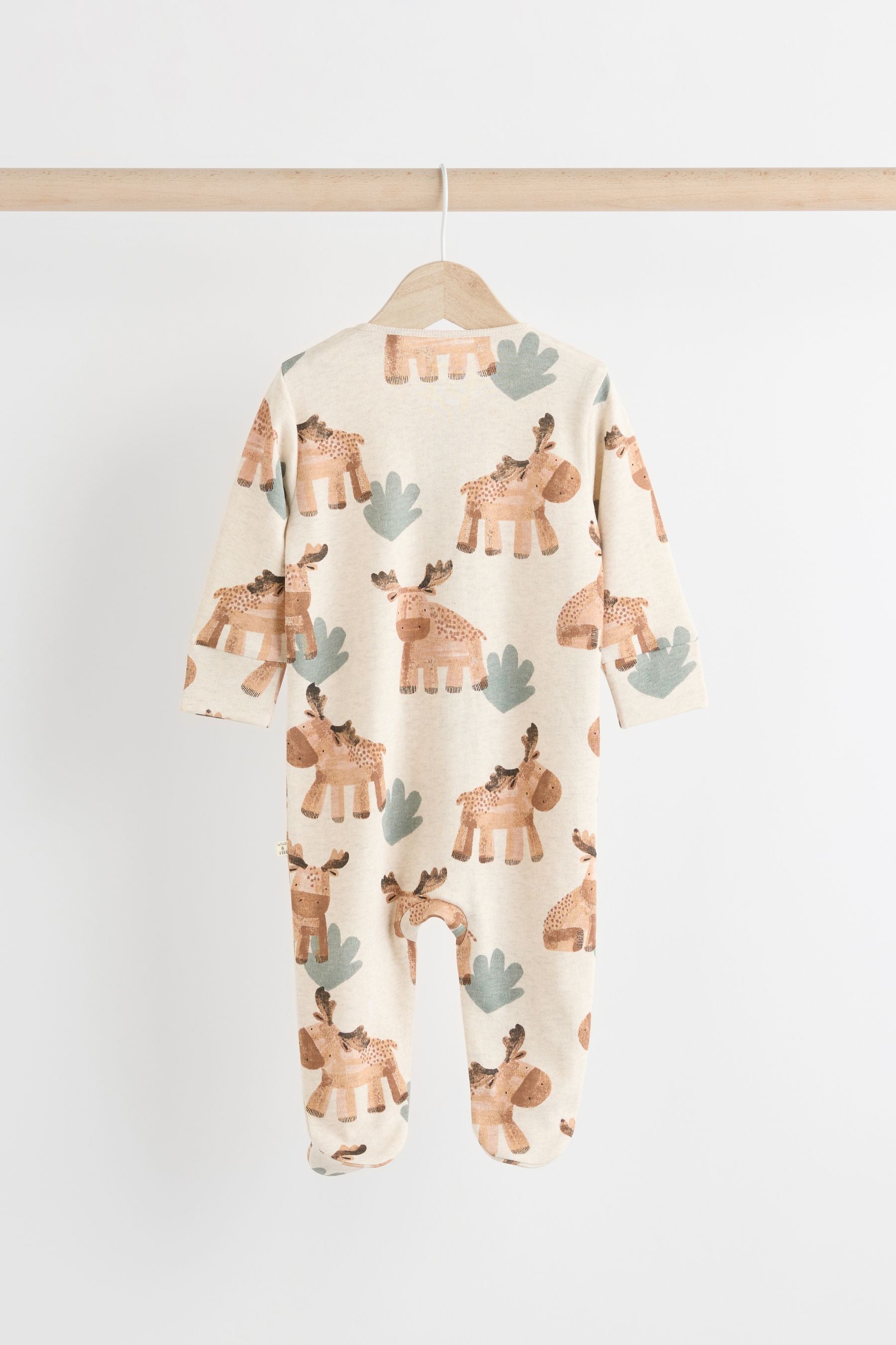 Neutral Baby Sleepsuits 3 Pack (0mths-2yrs)