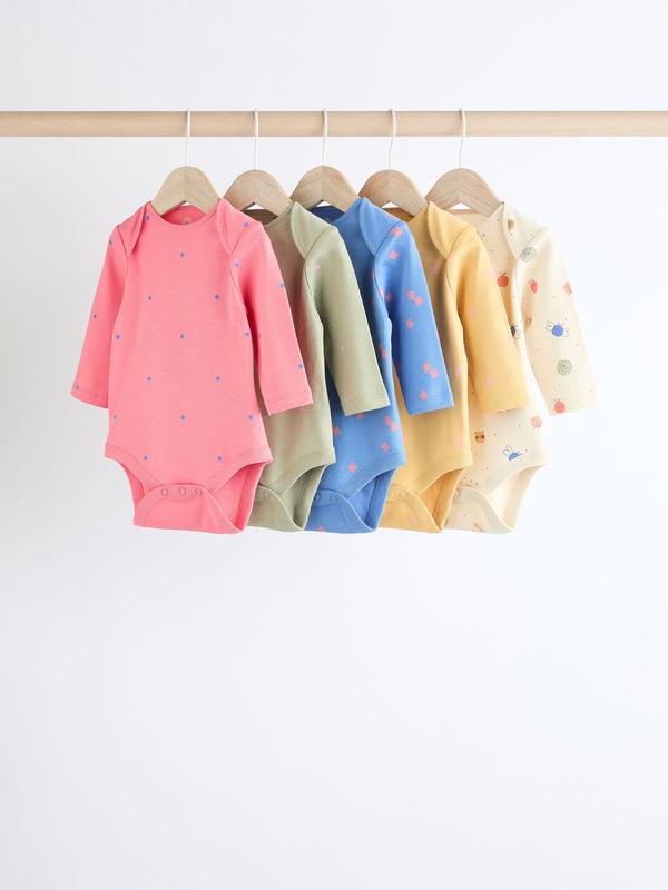 Multi character Baby Bodysuits 5 Pack