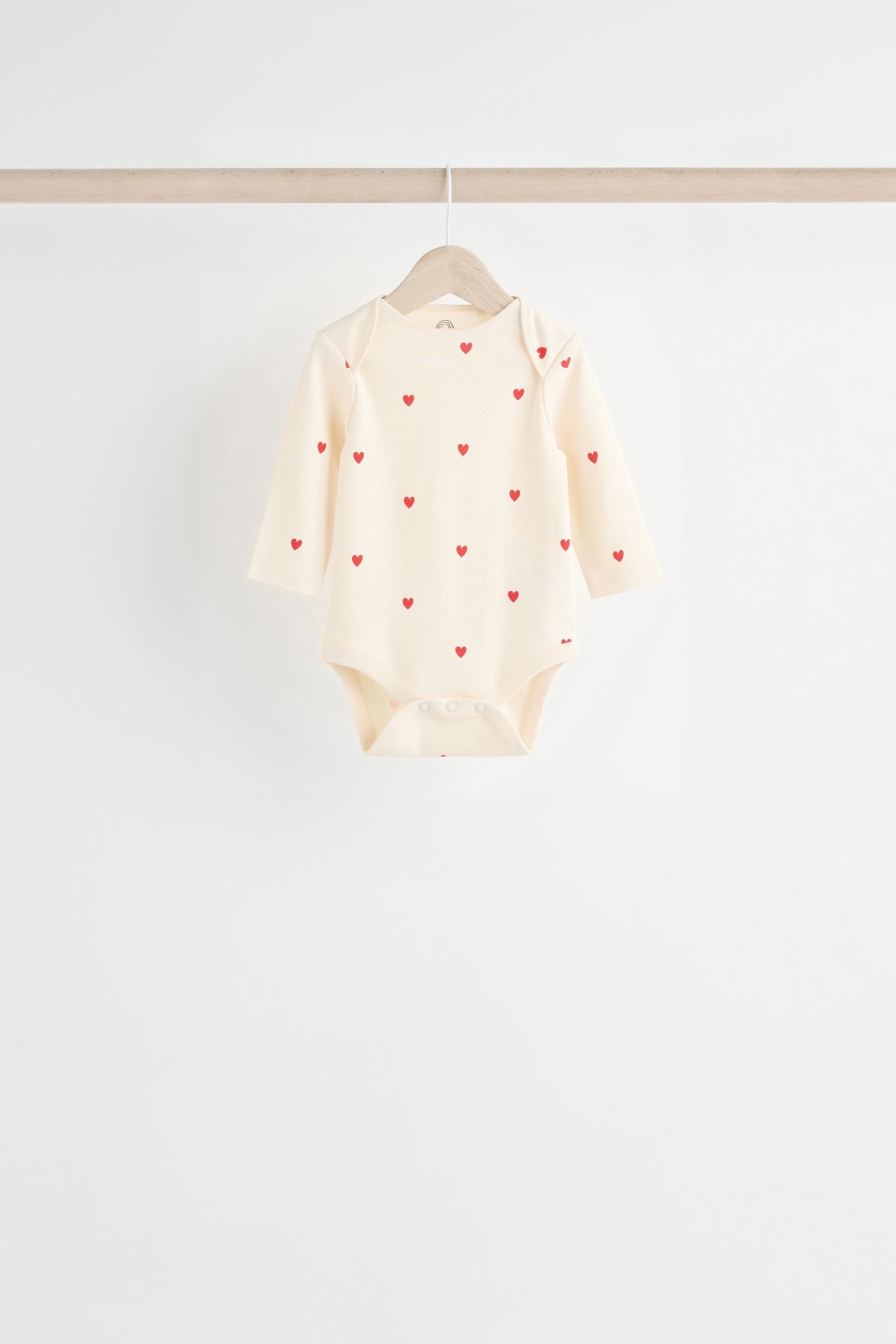 Red cherry Baby 100% Cotton Bodysuits 5 Pack