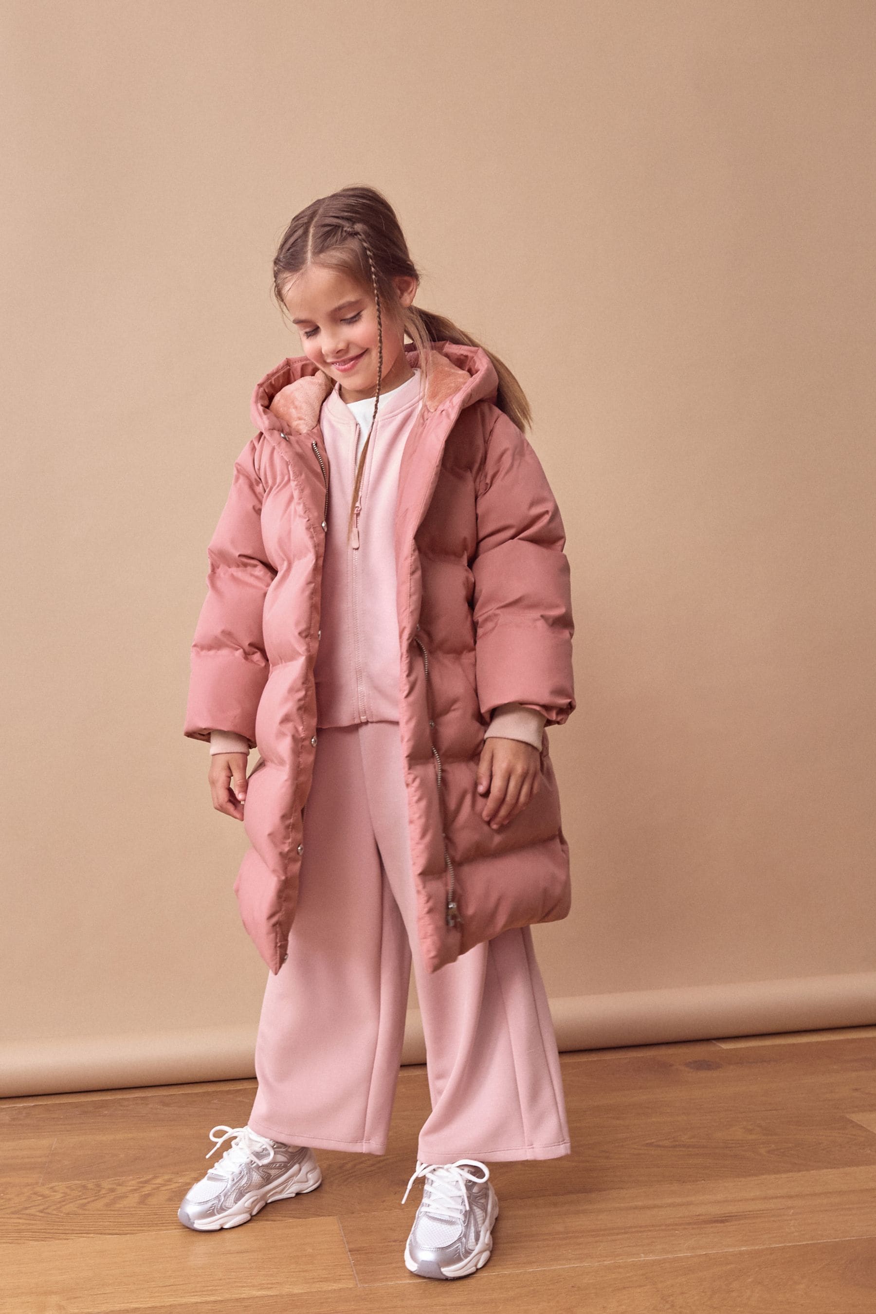 Pink Waterproof Heatseal Padded Coat (3-16yrs)