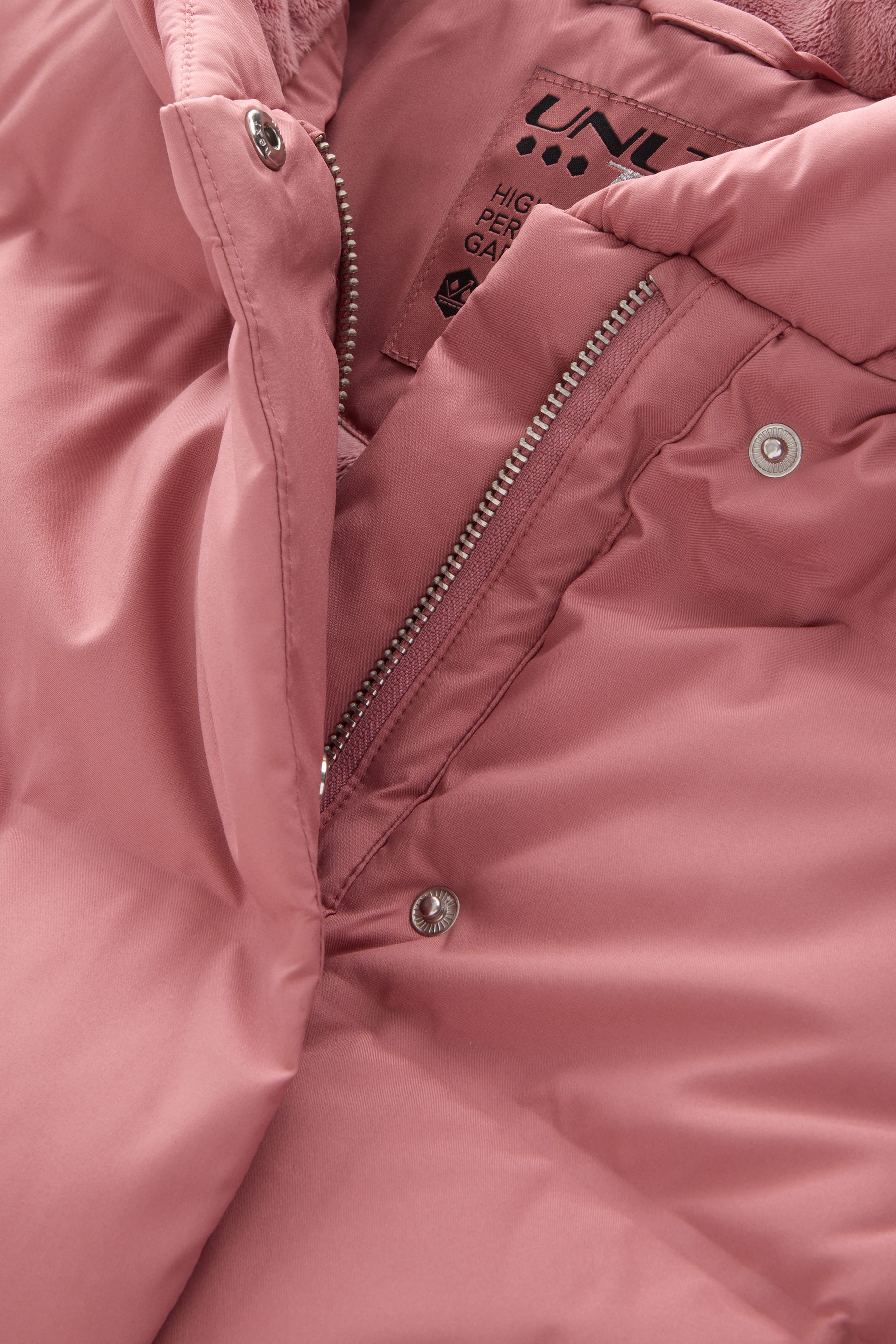 Pink Waterproof Heatseal Hooded Padded Coat (3-16yrs)