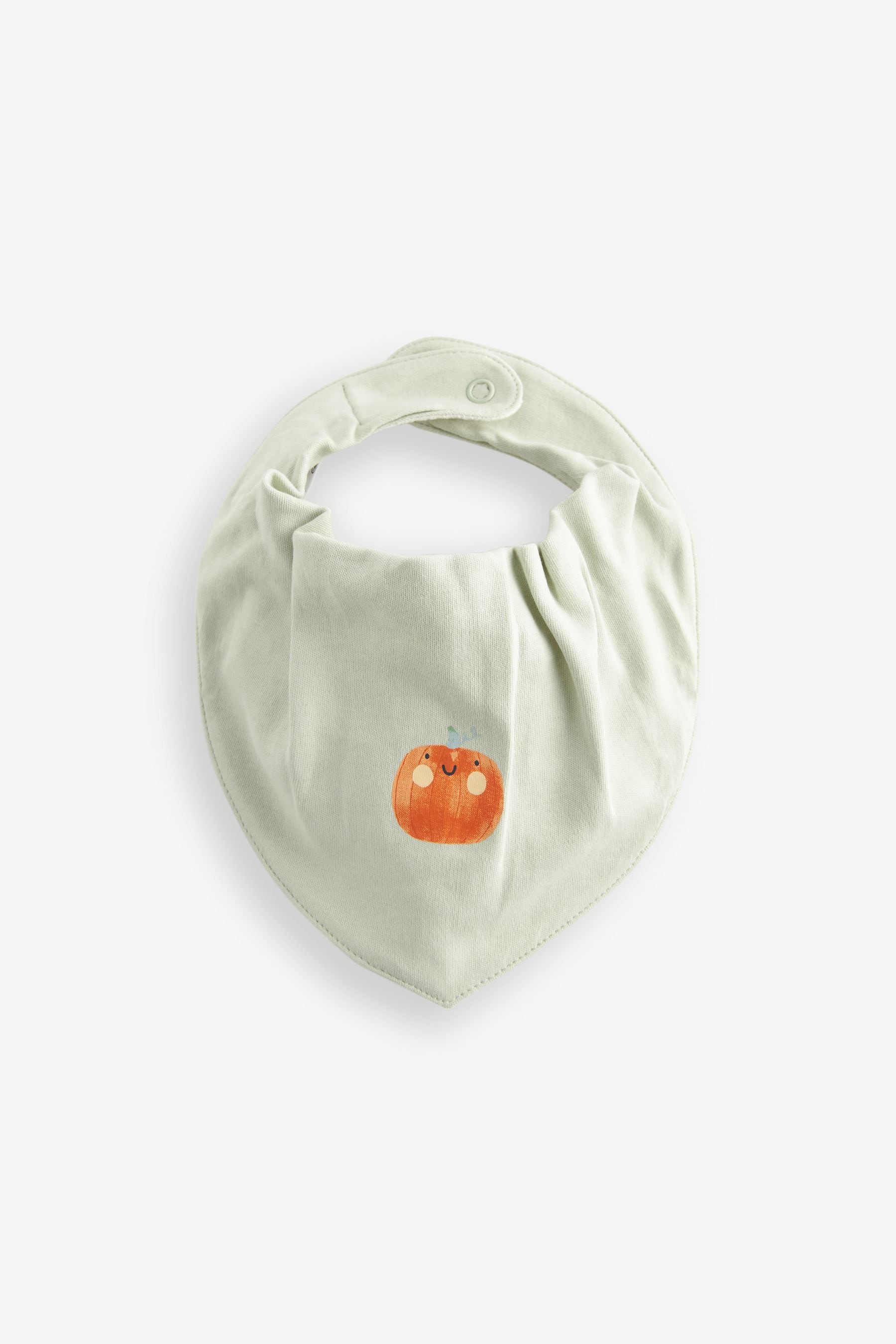 Cream Baby Halloween Dribble 100% Cotton Bibs 3 Pack