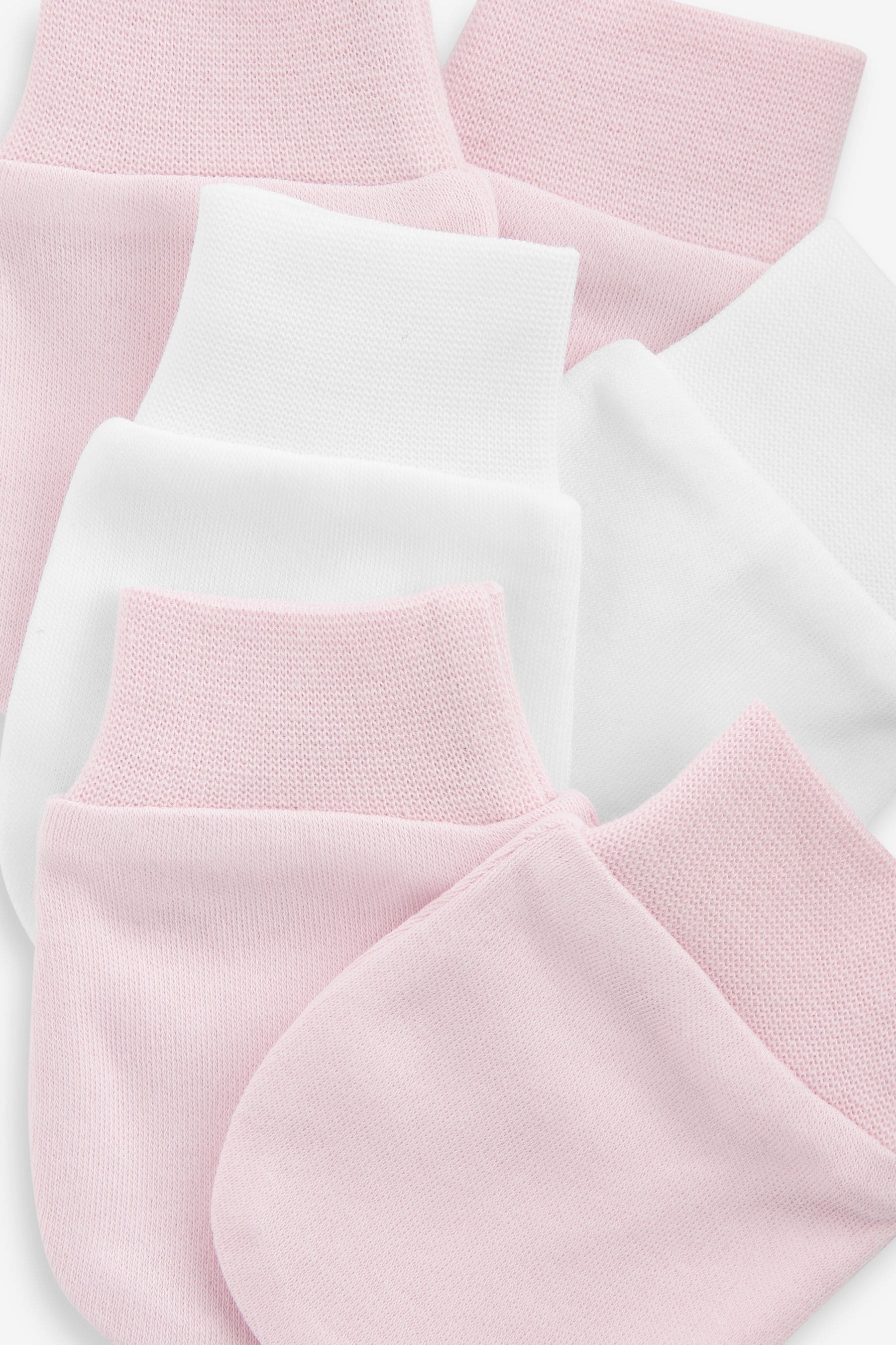 Pink Baby Scratch Mitts 3 Pack