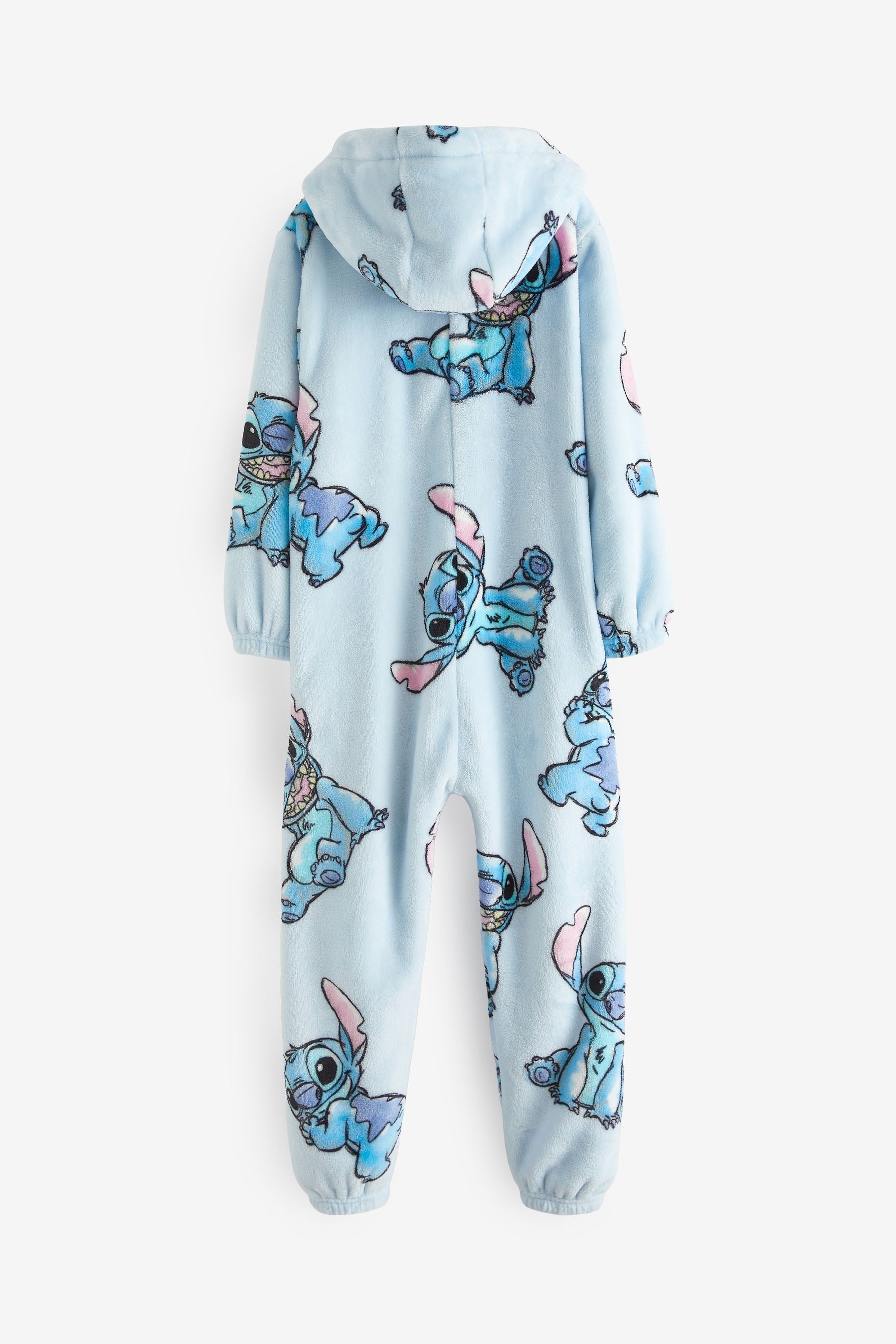 Blue Lilo & Stitch License Fleece All-In-One (3-16yrs)