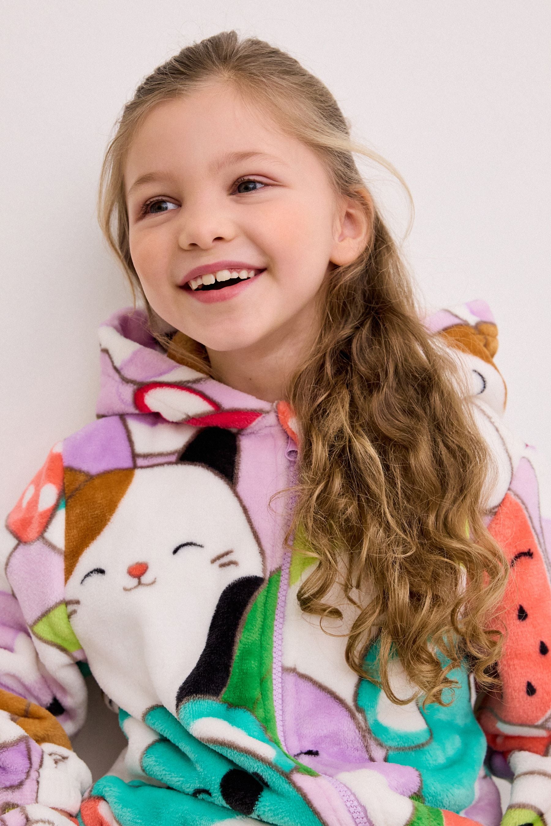 Multi Squishmallow License Fleece All-In-One (6-14yrs)