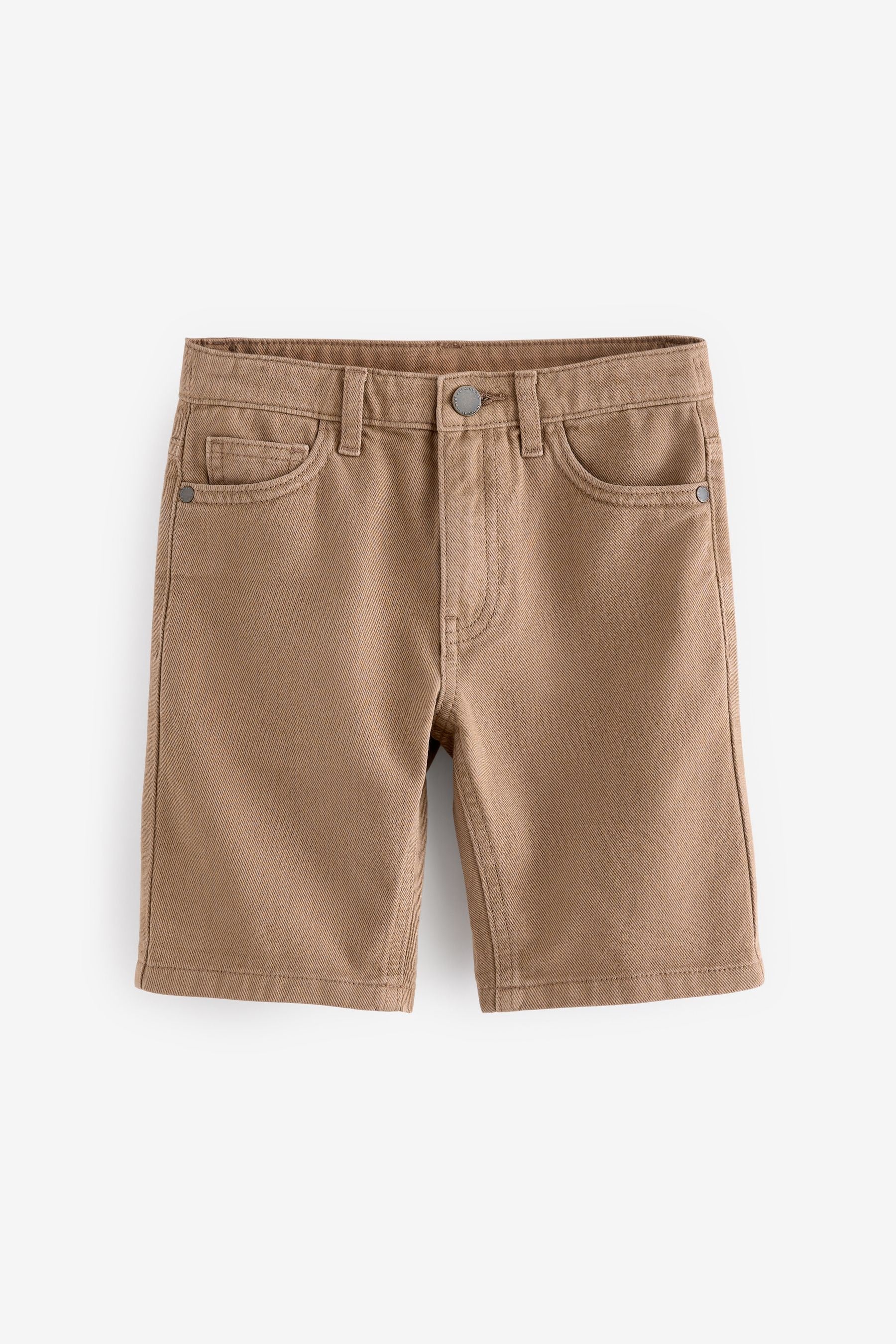 Brown Denim 100% Cotton Shorts (12mths-16yrs)