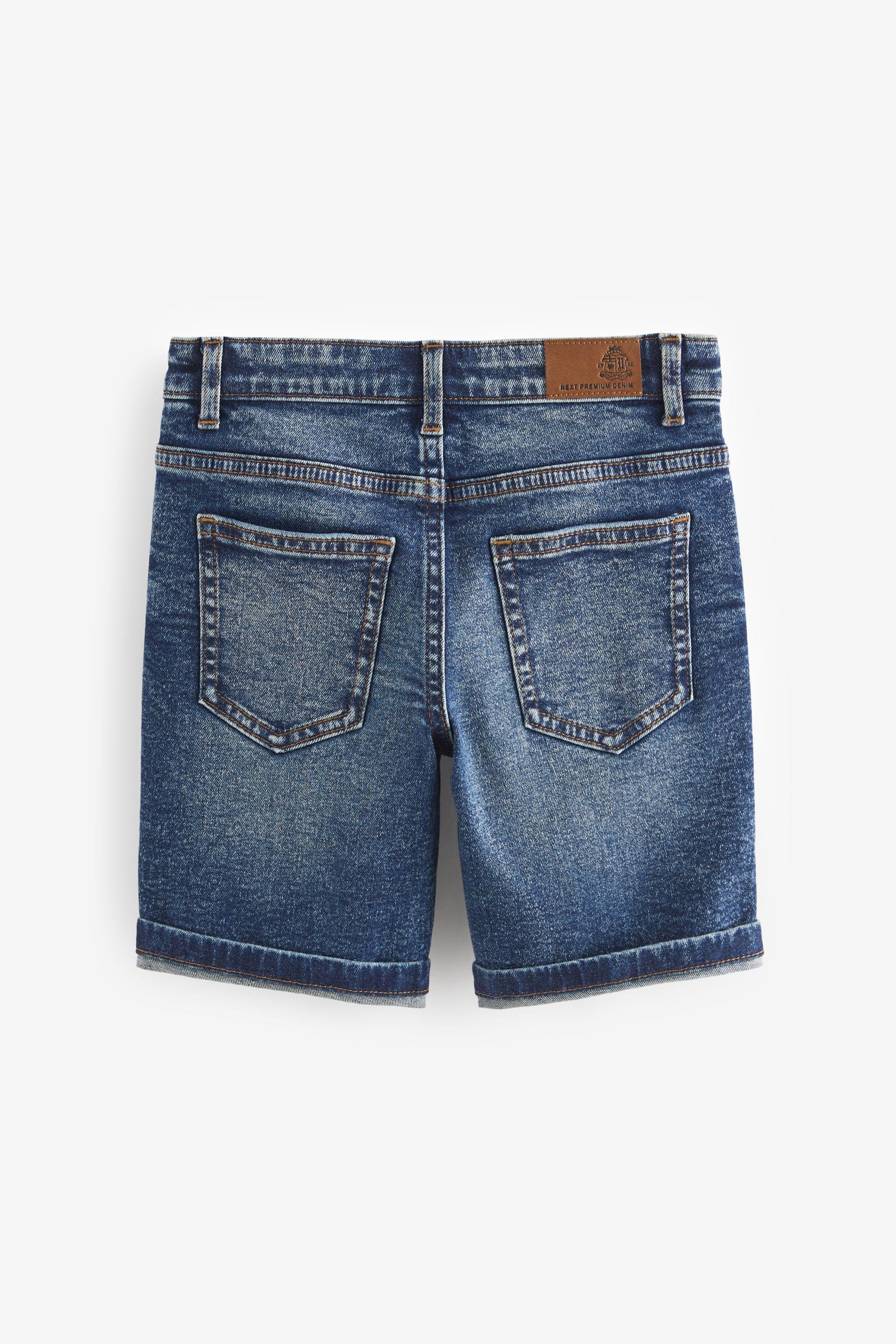 Blue Distress Denim Shorts (3-16yrs)