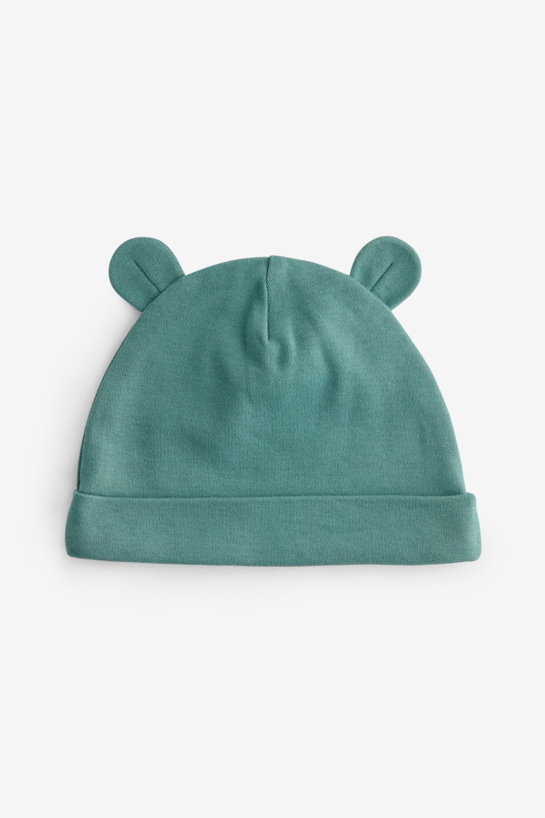 Green/Grey Baby Beanies 3 Pack (0-18mths)