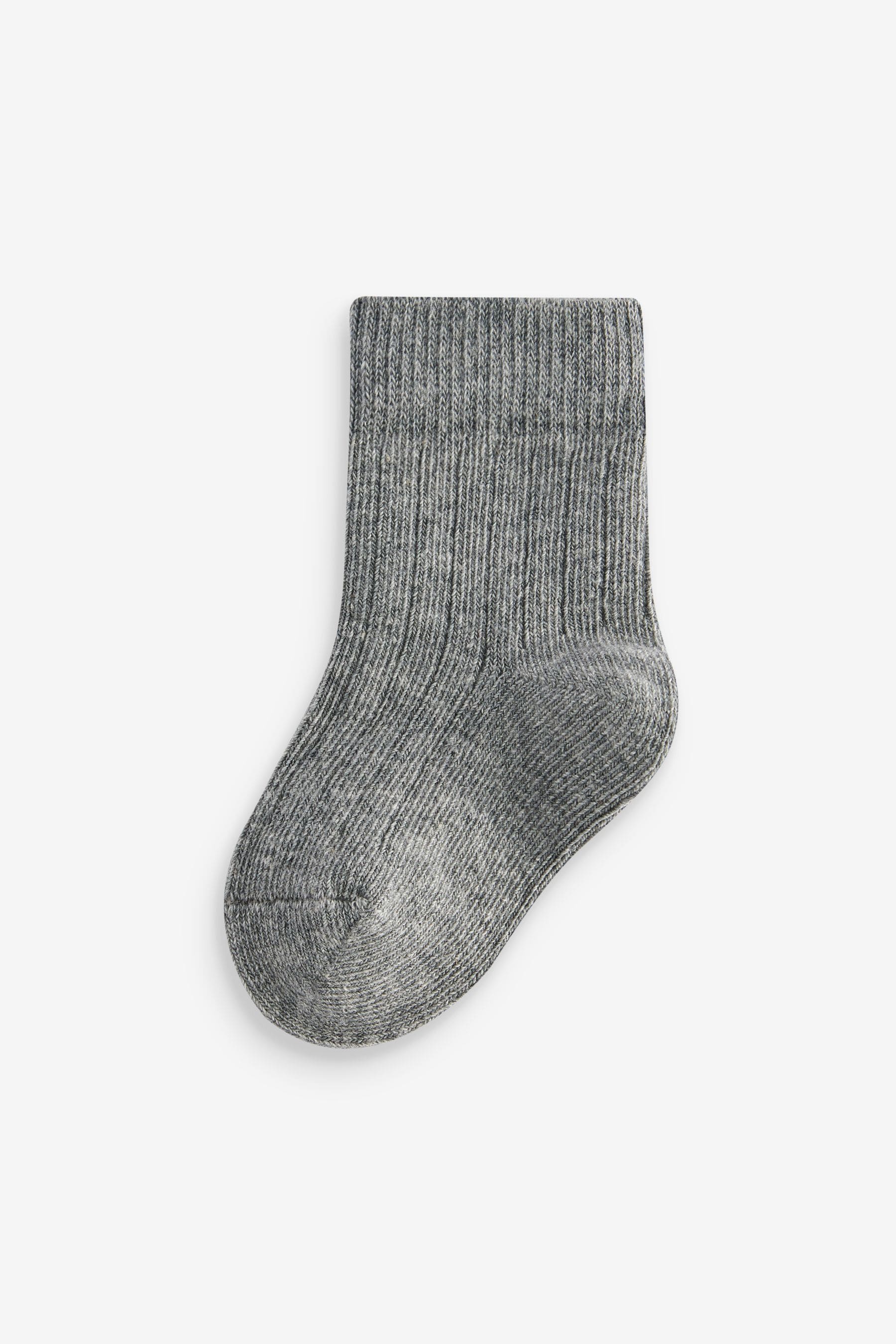 Grey Baby Socks 4 Pack (0mths-2yrs)