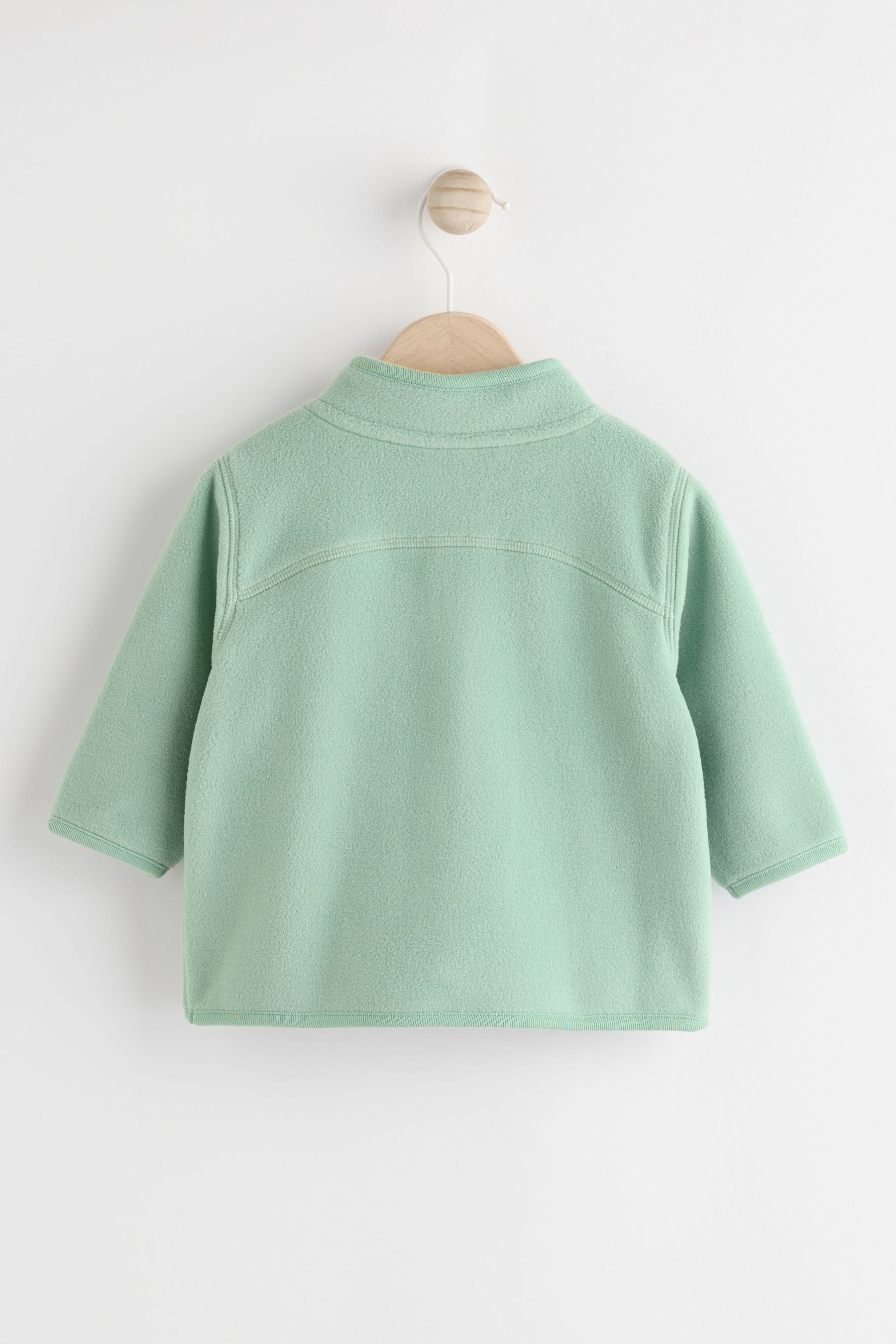 Sage Green Baby Fleece Jacket (0mths-2yrs)