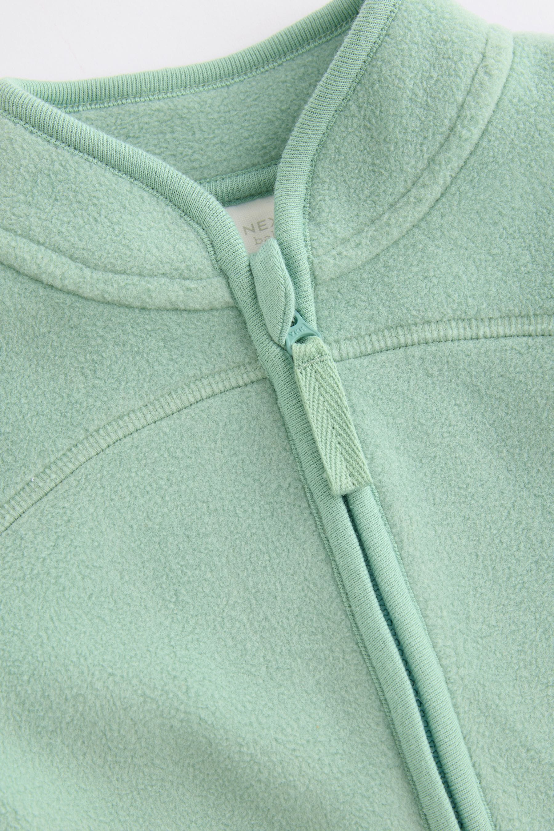 Sage Green Baby Fleece Jacket (0mths-2yrs)