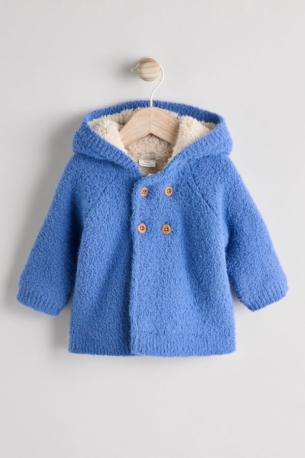 Blue Baby Hooded Cardigan (0mths-2yrs)