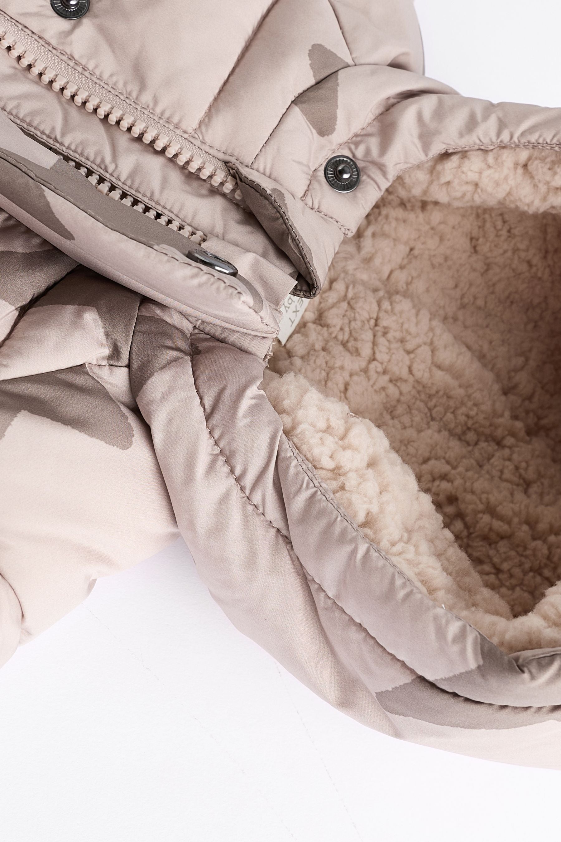 Neutral Star Puffer Baby Coat (0mths-2yrs)