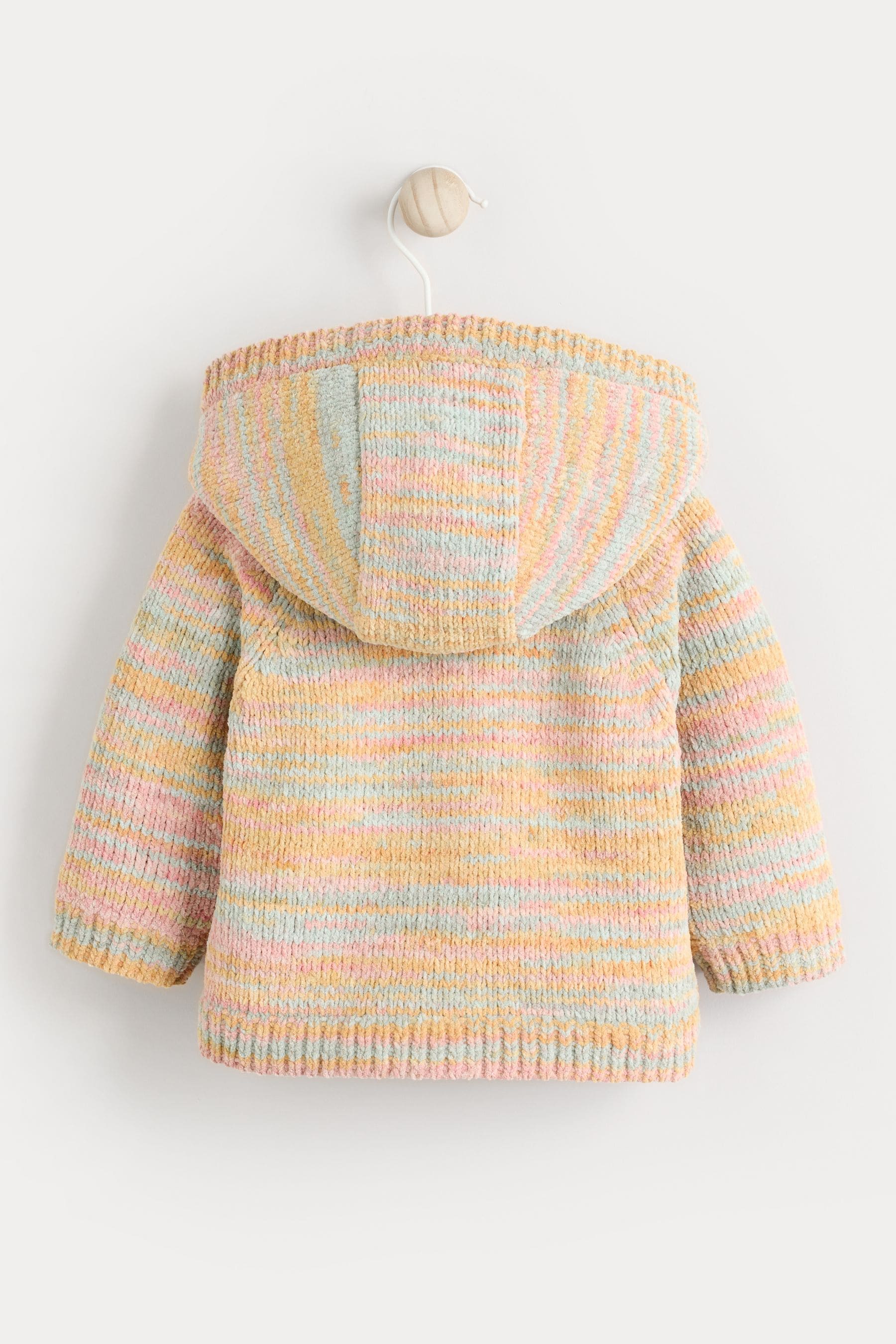 Multi Baby Fleece Lined Cardigan (0mths-2yrs)