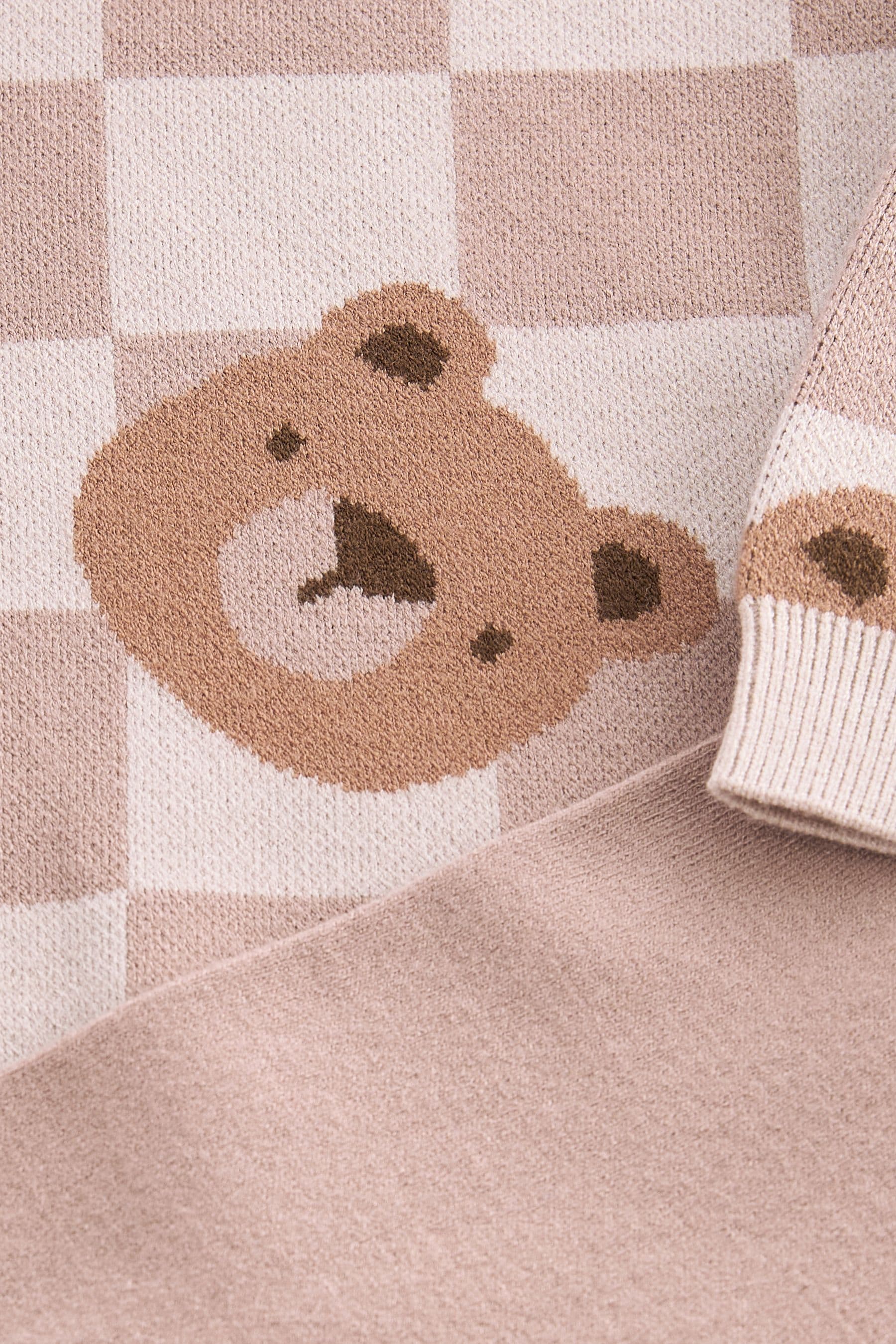 Neutral Bears Knitted Hoodie and Leggings Set (3mths-7yrs)