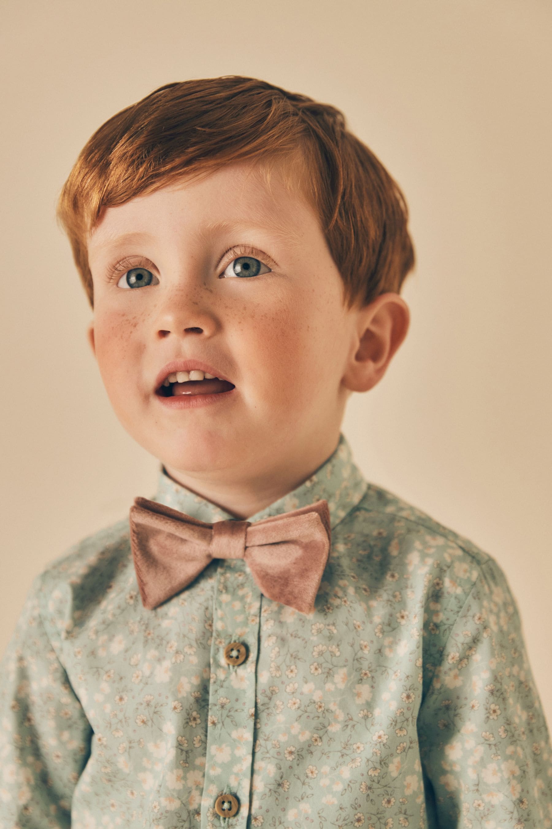 Mineral 100% Cotton Long Sleeve Shirt And Bow Tie Set (3mths-7yrs)