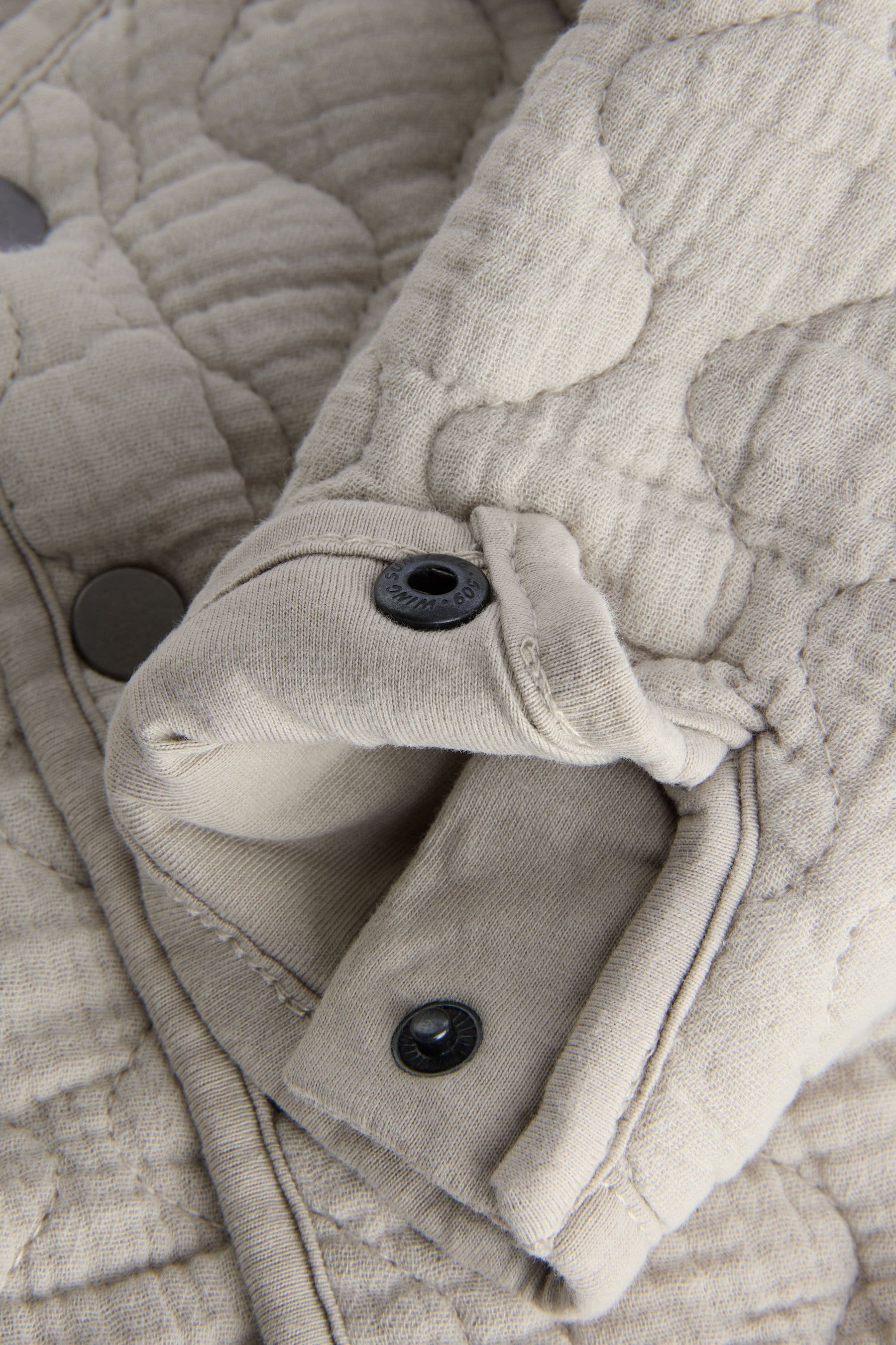 Grey Quilted Bomber Shacket (3mths-7yrs)