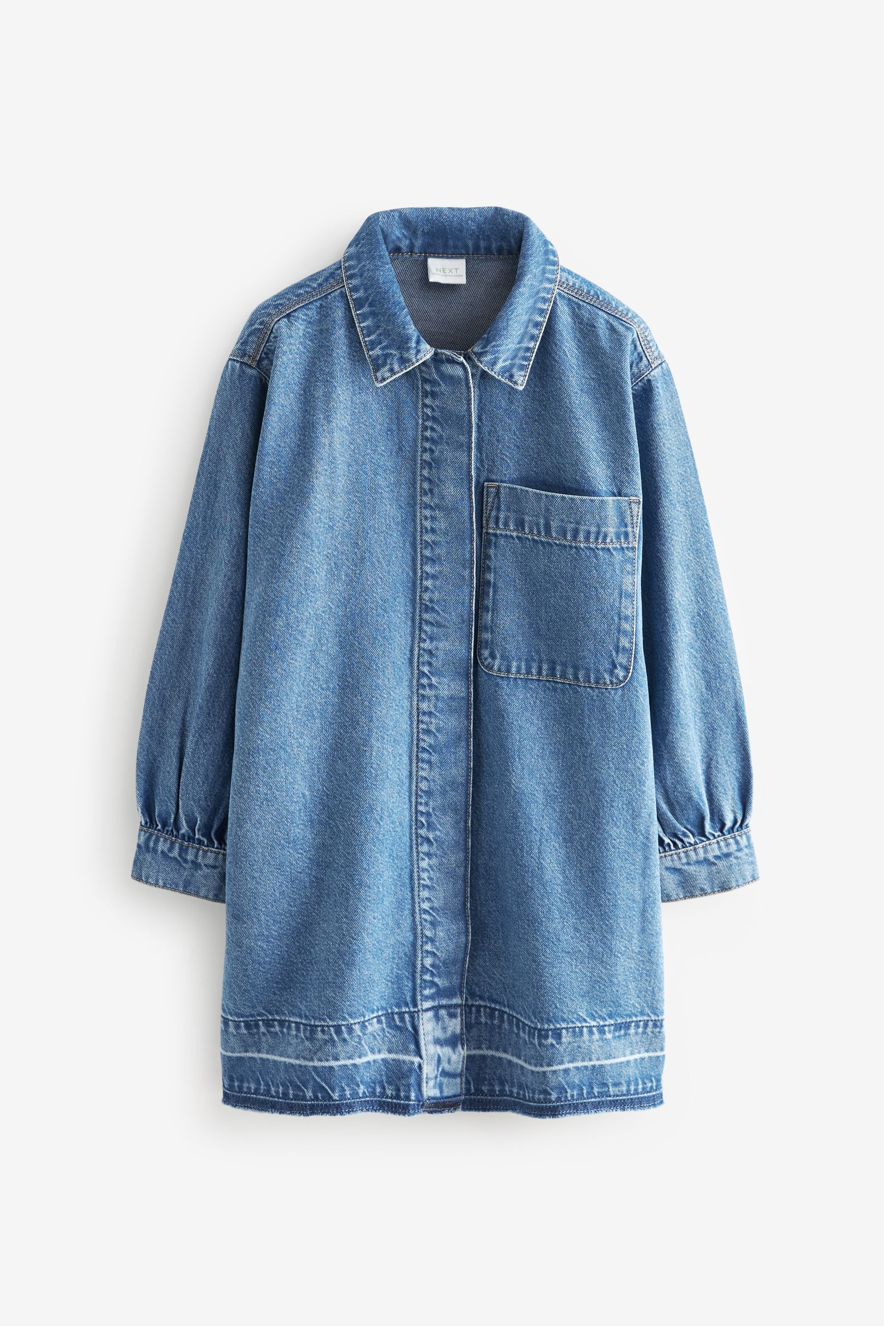 Blue Denim Shirt Dress (3-16yrs)