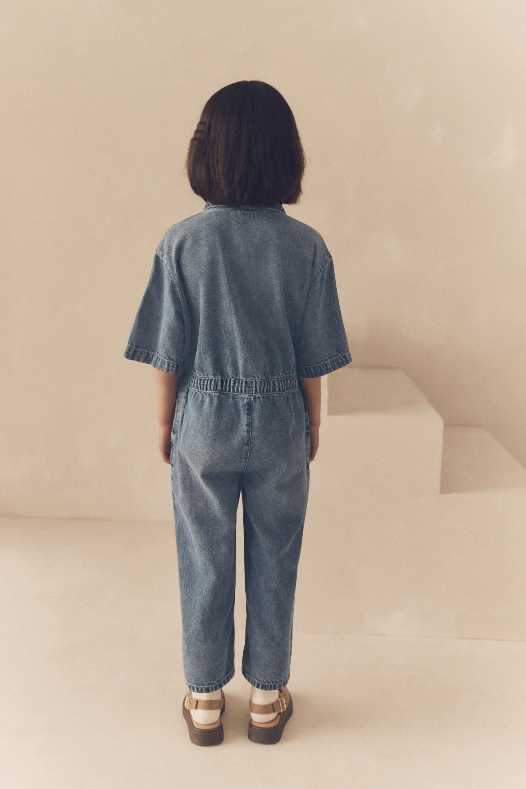 Blue Denim Boilersuit (3-16yrs)