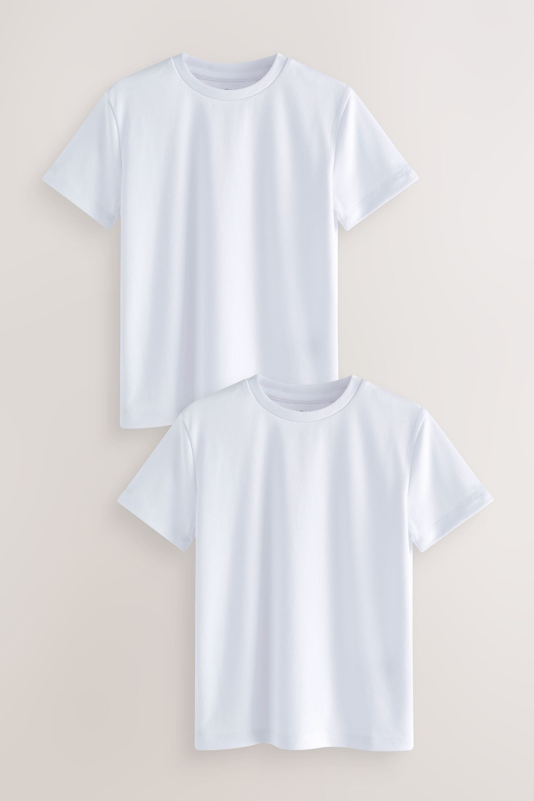 White 2 Pack Sports T-Shirt (3-16yrs)