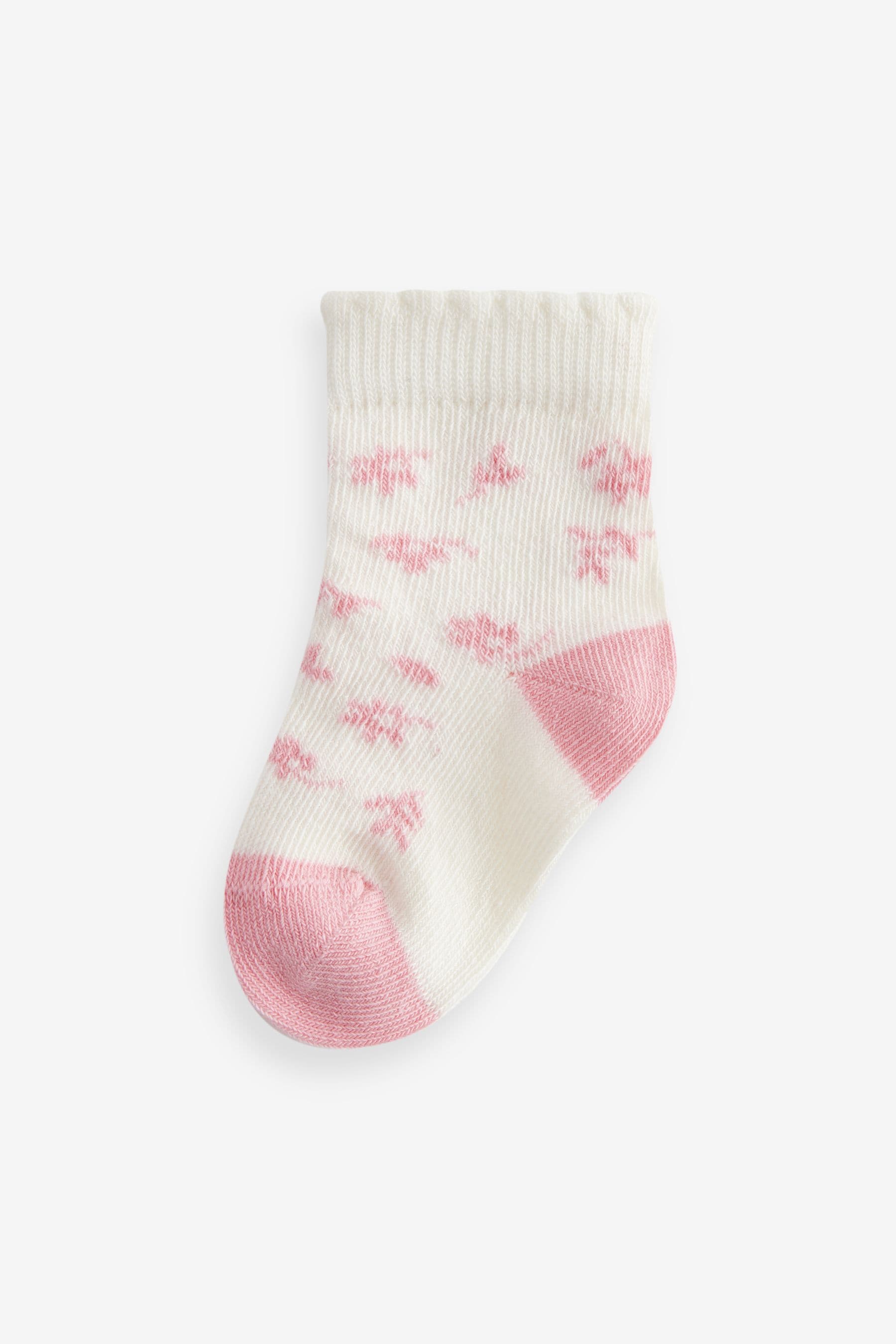 Pink fairy Baby Socks 5 Pack (0mths-2yrs)