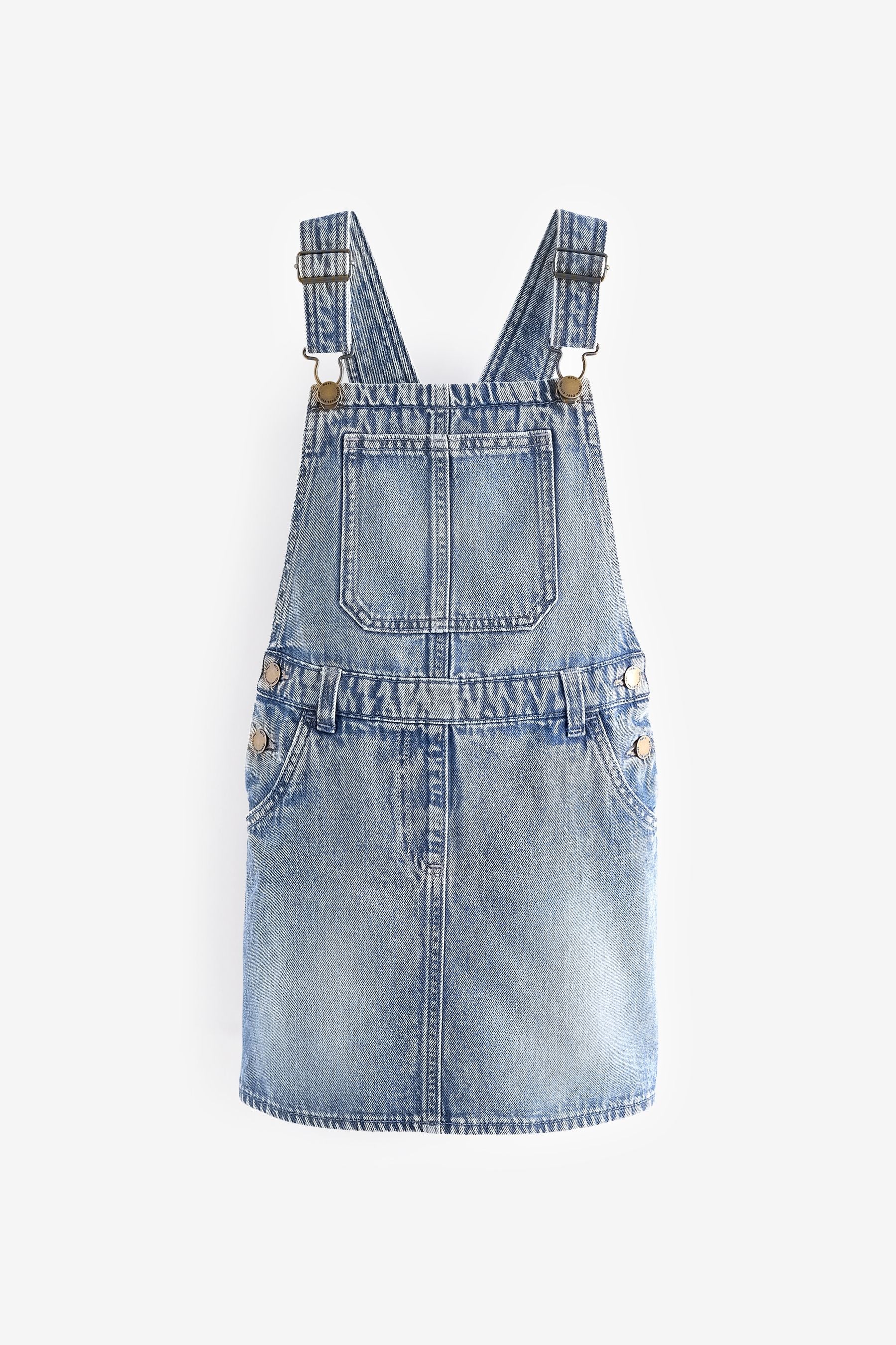 Blue Denim Pinafore Dress (3-16yrs)