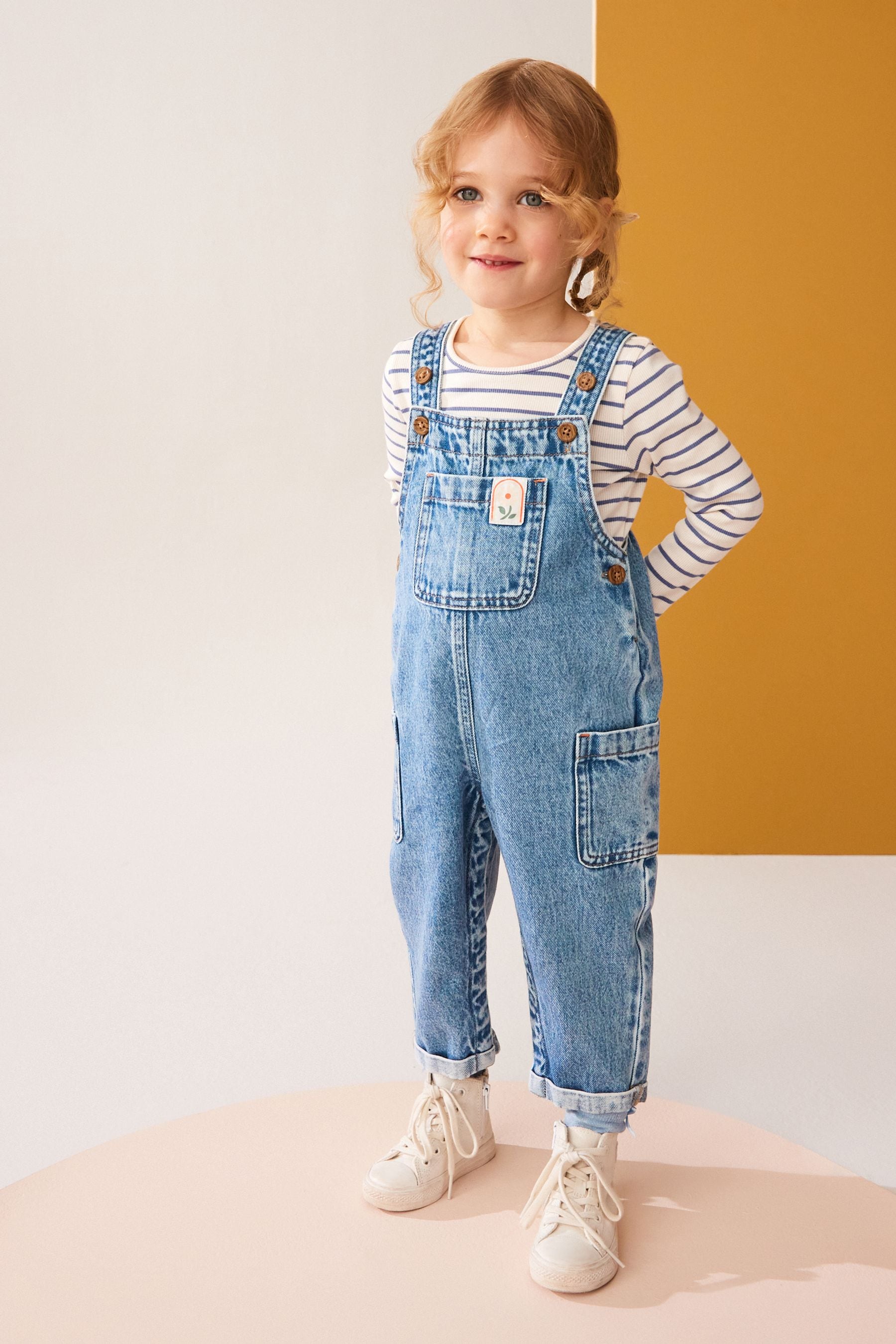 Denim Dungarees (3mths-7yrs)