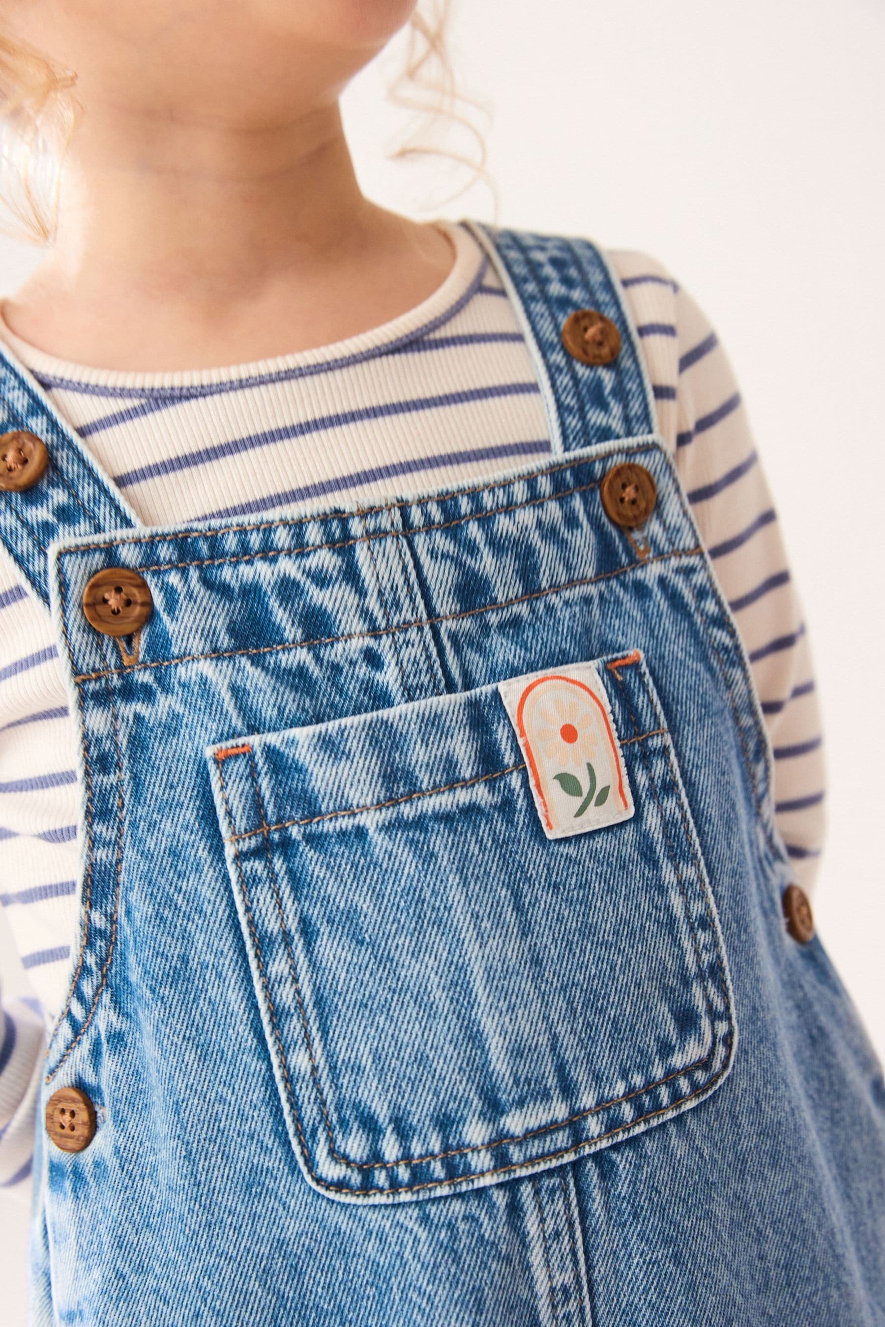 Denim Dungarees (3mths-7yrs)