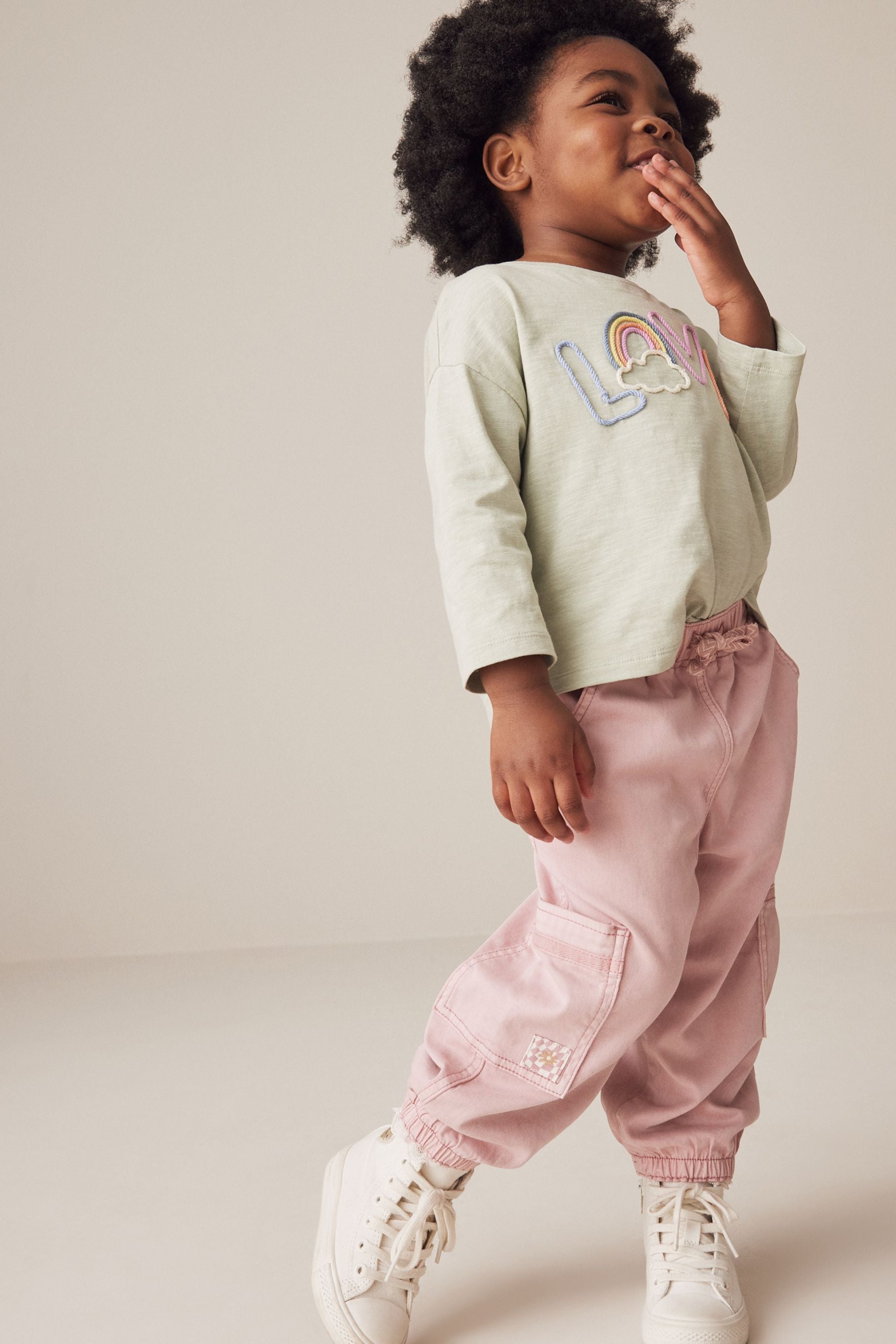 Pink Cargo Trousers (3mths-7yrs)