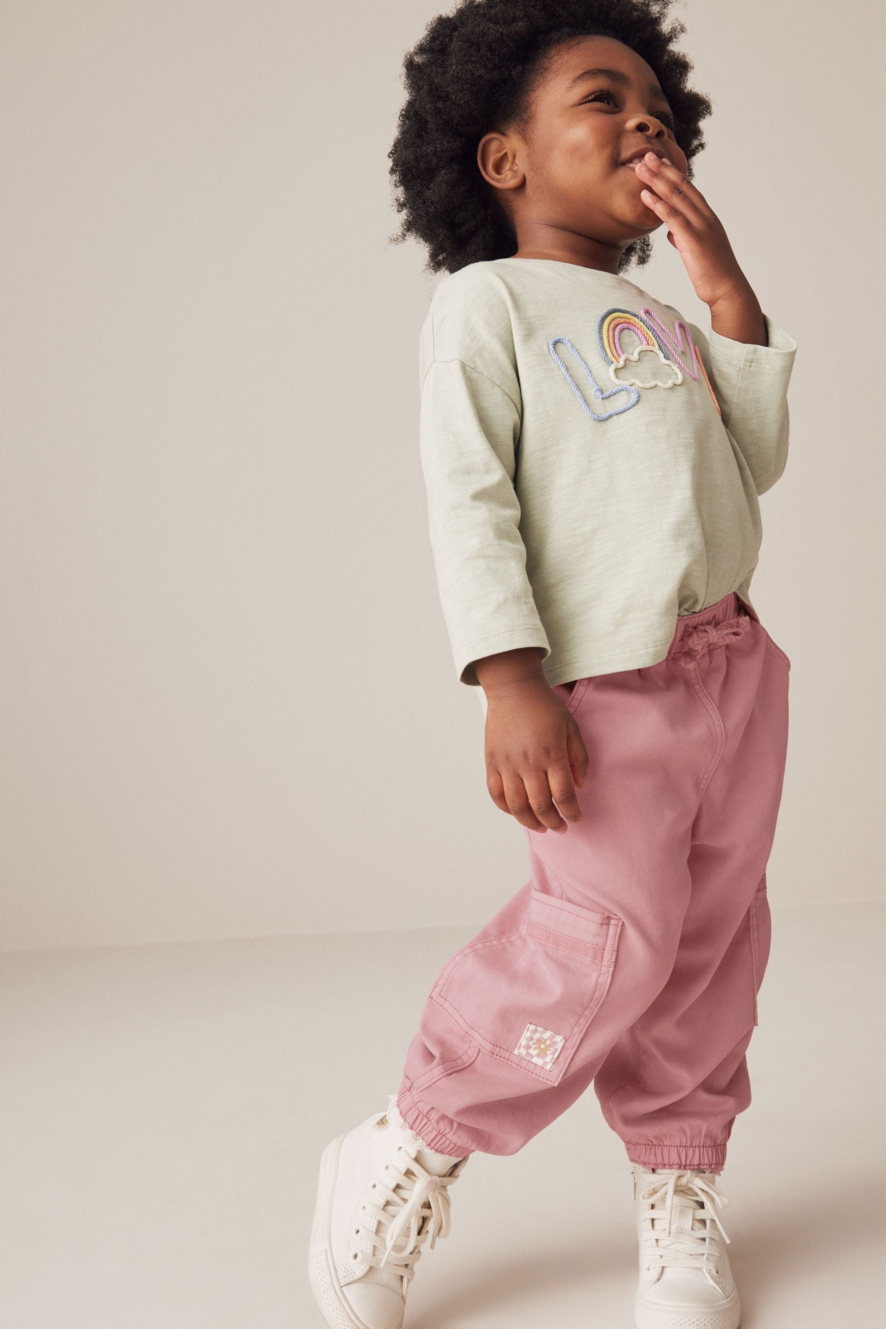 Pink Cargo Trousers (3mths-7yrs)