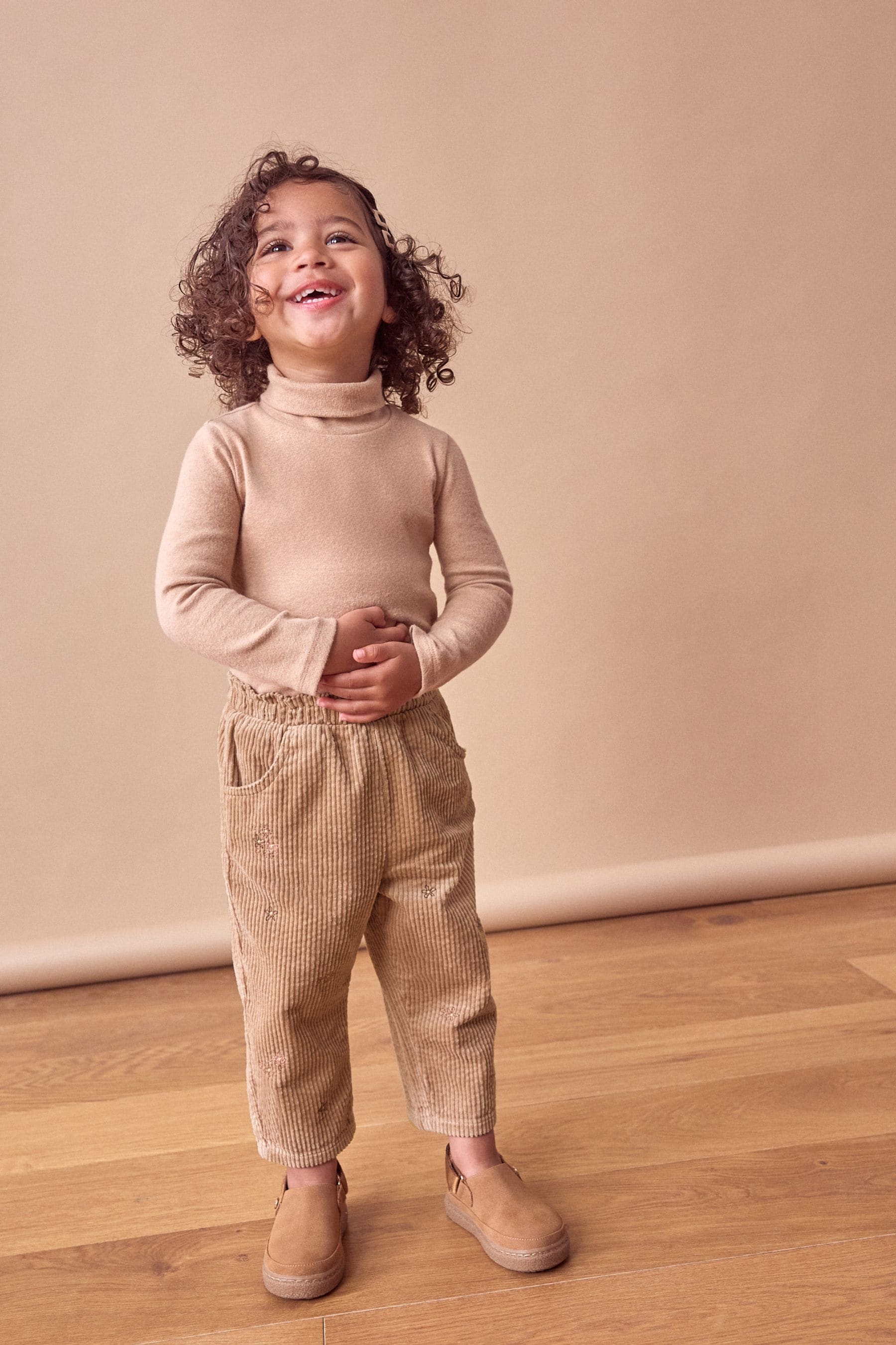 Stone 100% Cotton Cord Trousers (3mths-7yrs)