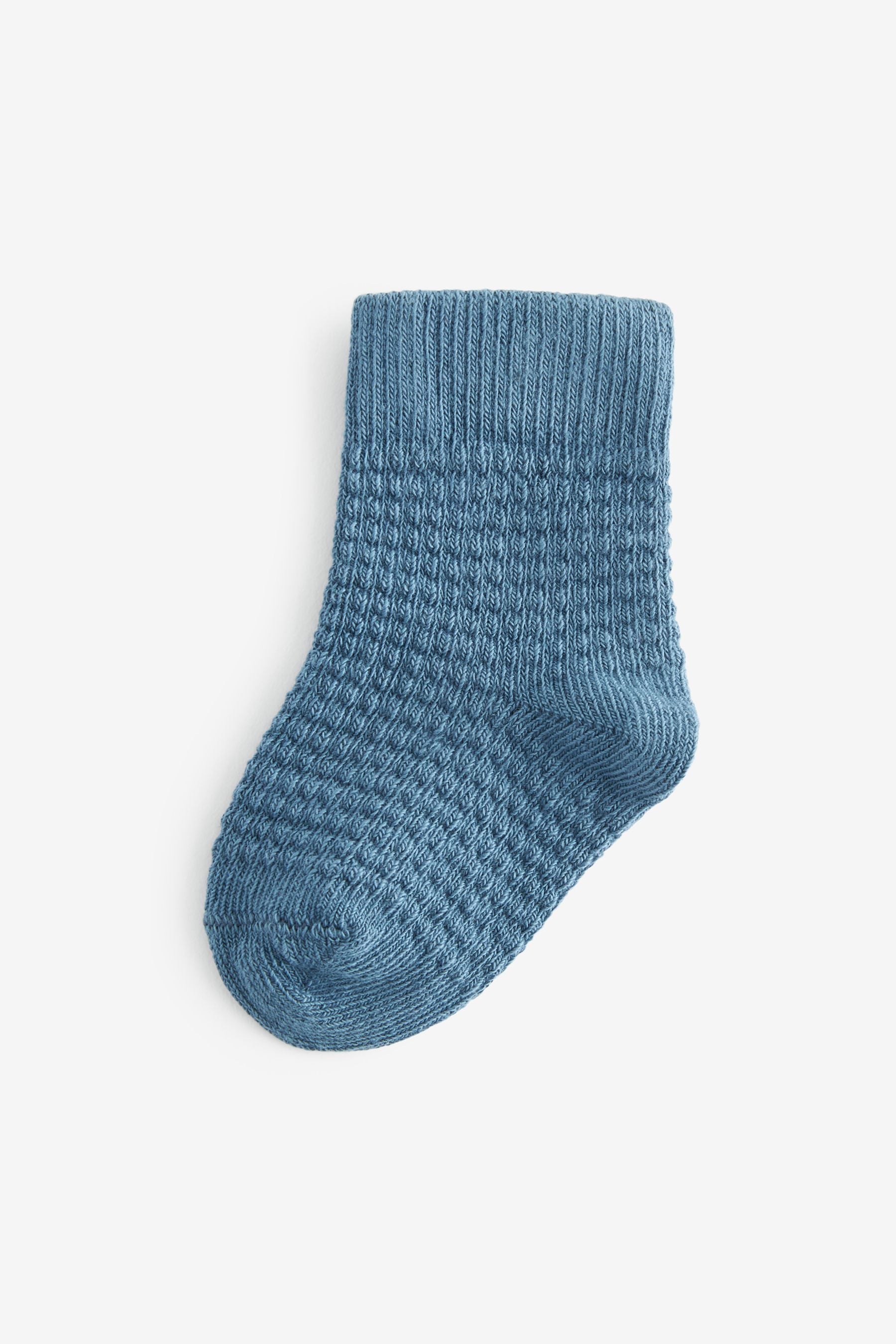 Blue/Green 7 Pack Baby Socks (0mths-2yrs)